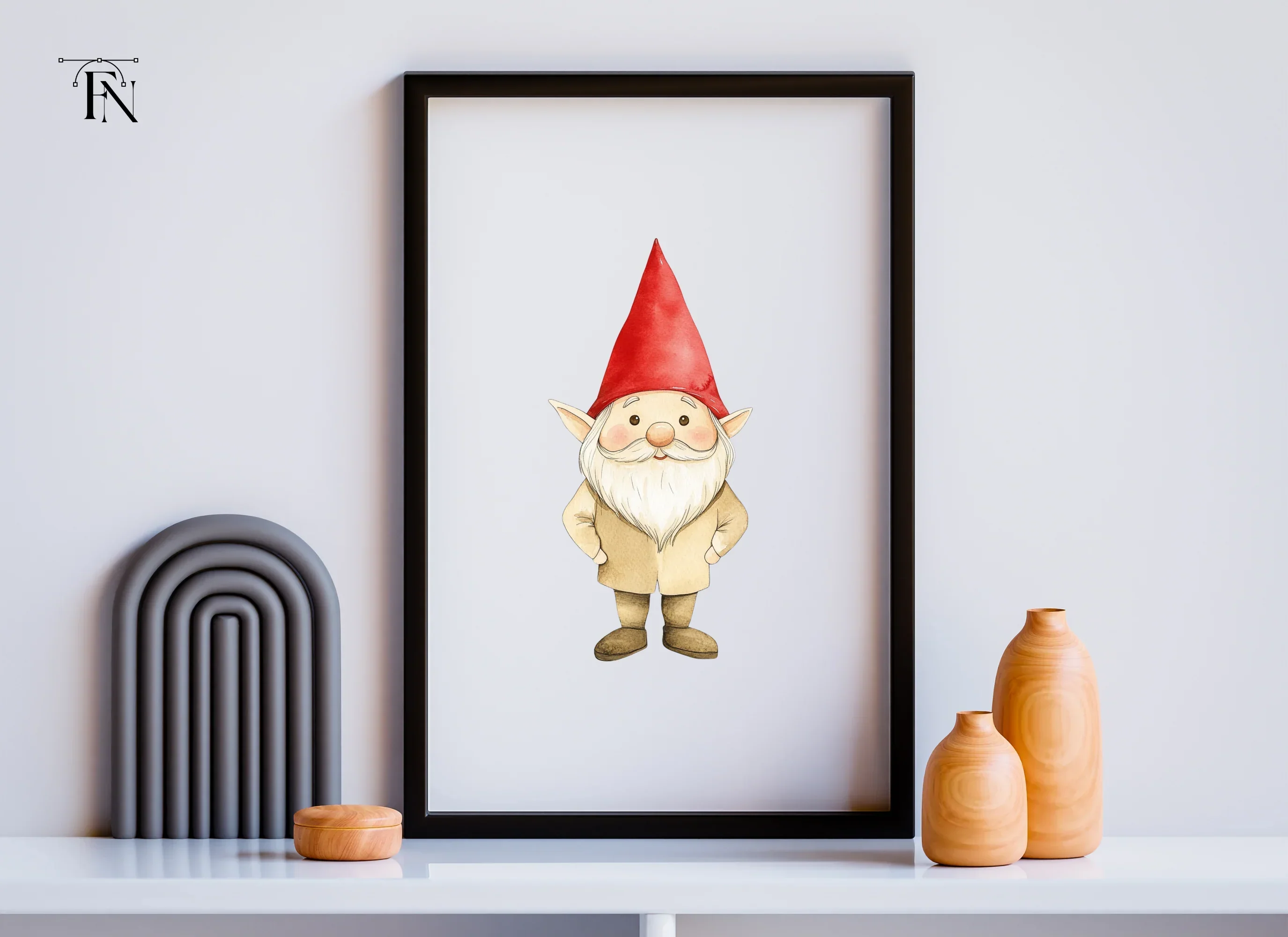 Cute Gnomes Clipart Bundle - Image 6