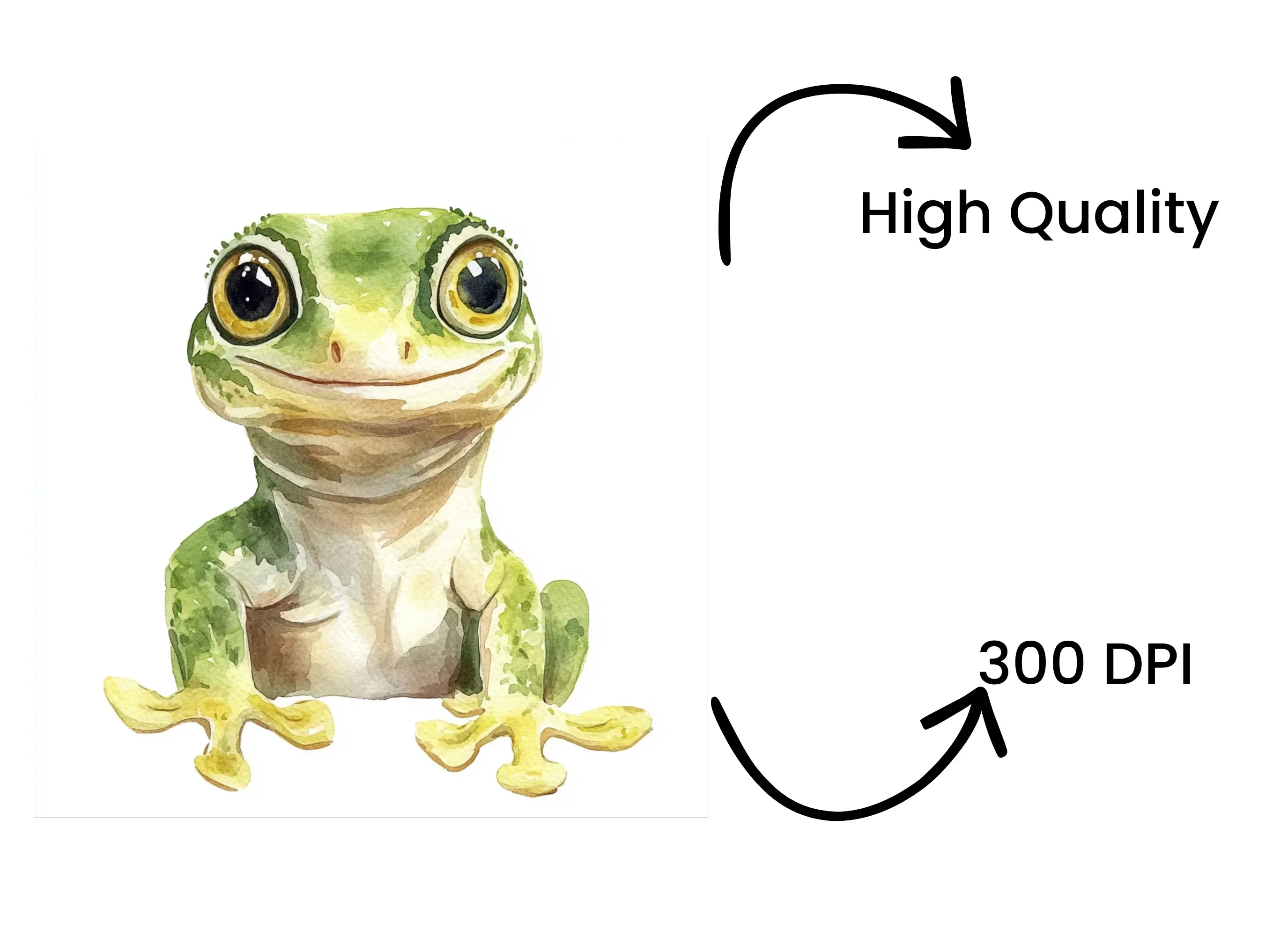 Cute Green Gecko Clipart Bundle - Image 4