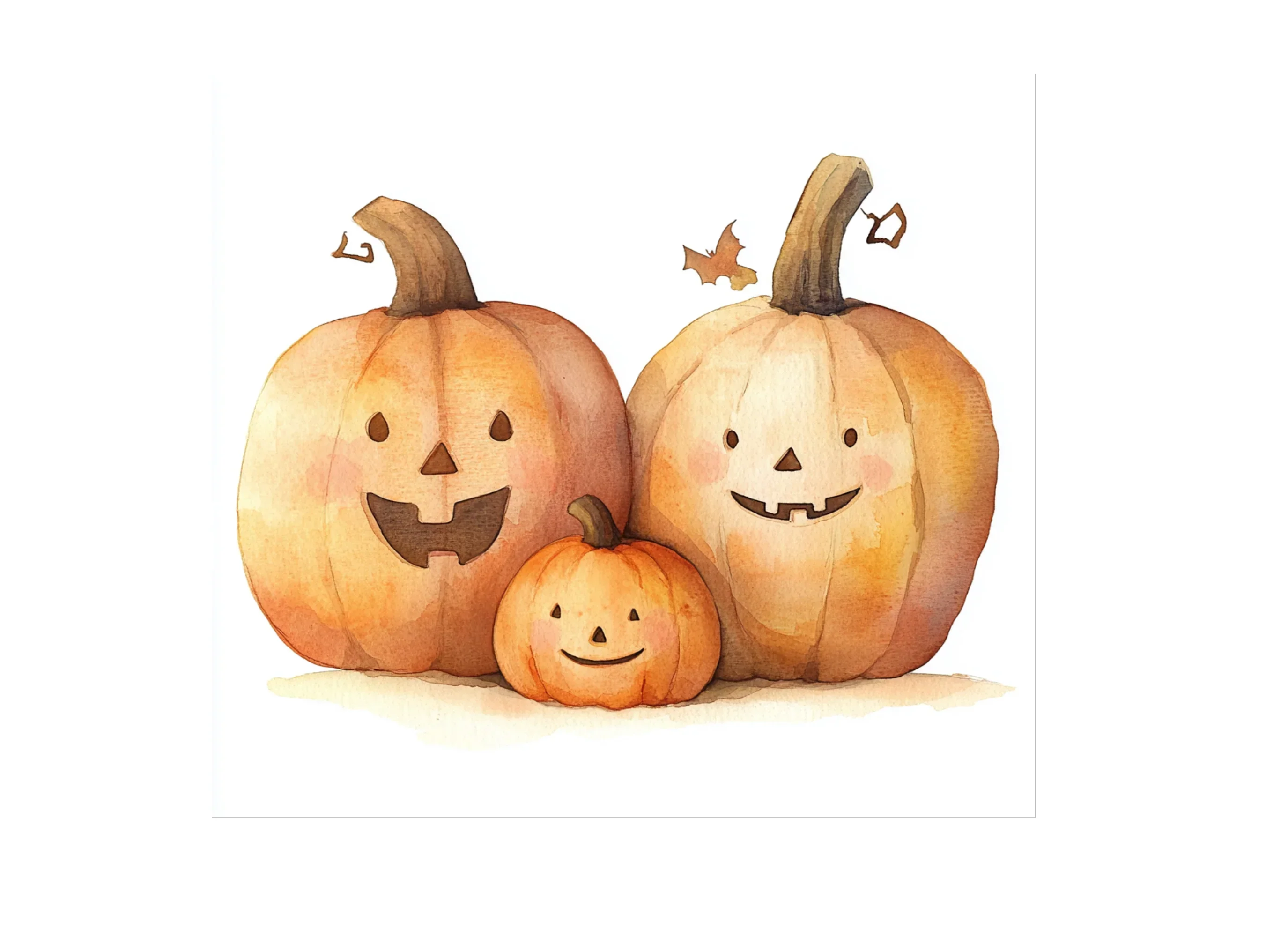 Cute Halloween Pumpkin Clipart Bundle - Image 2