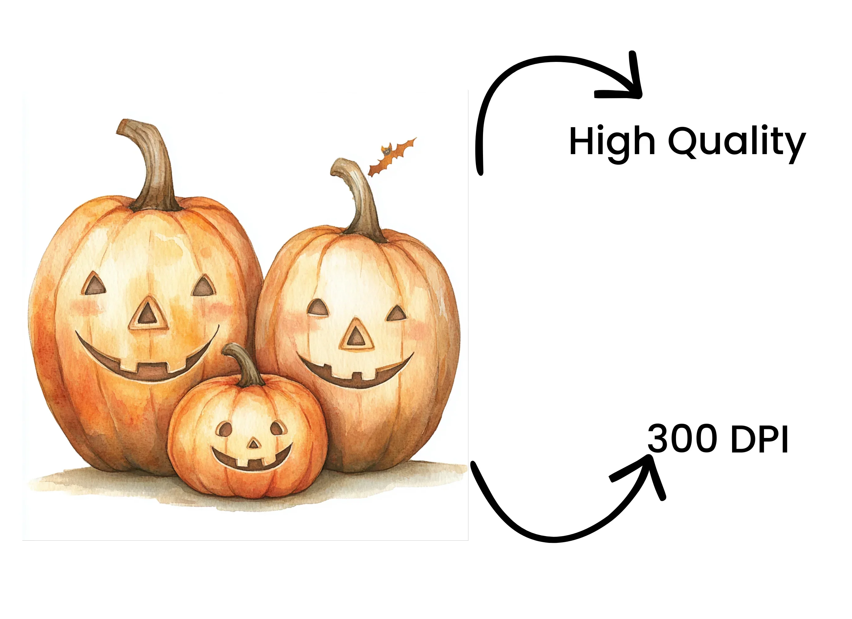 Cute Halloween Pumpkin Clipart Bundle - Image 4