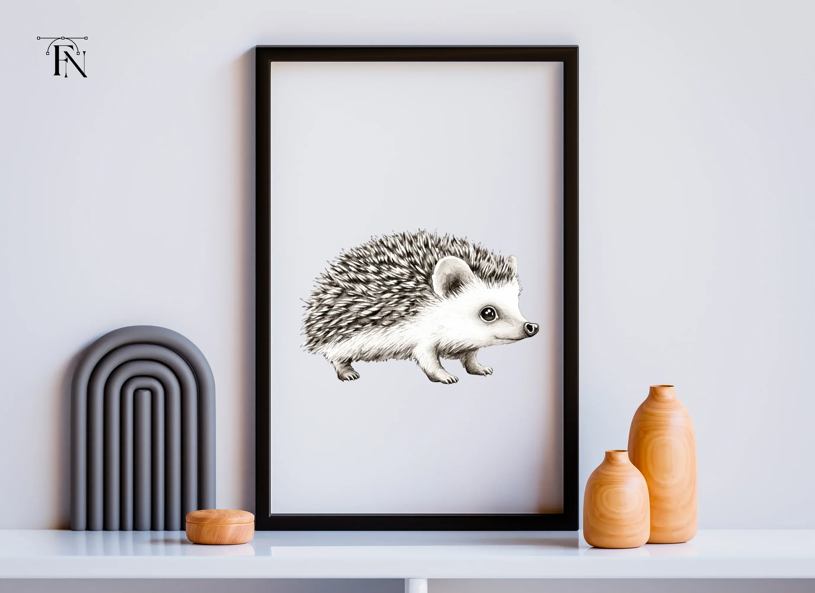 Cute Hedgehog Clipart Bundle - Image 6