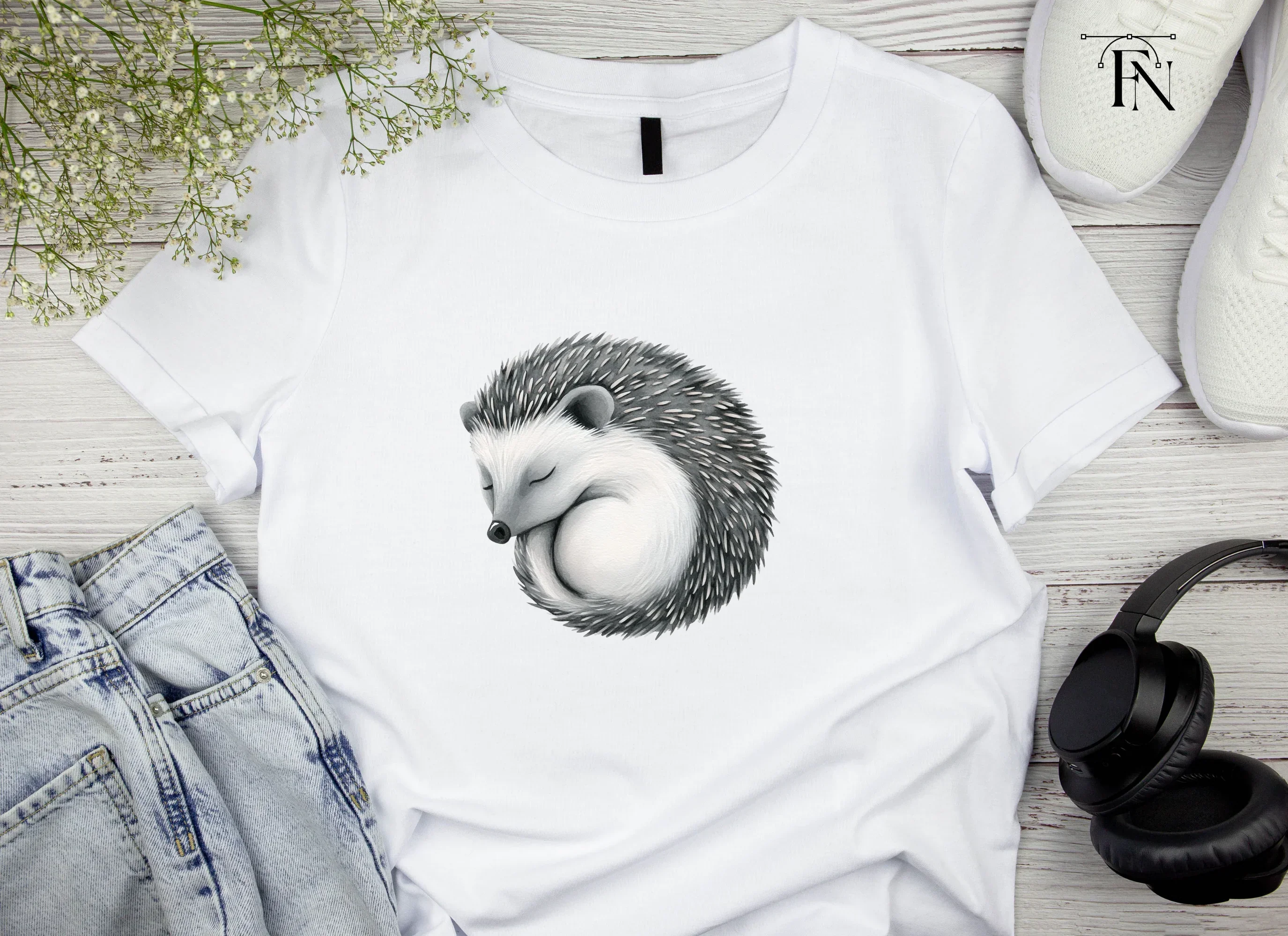 Cute Hedgehog Clipart Bundle - Image 4