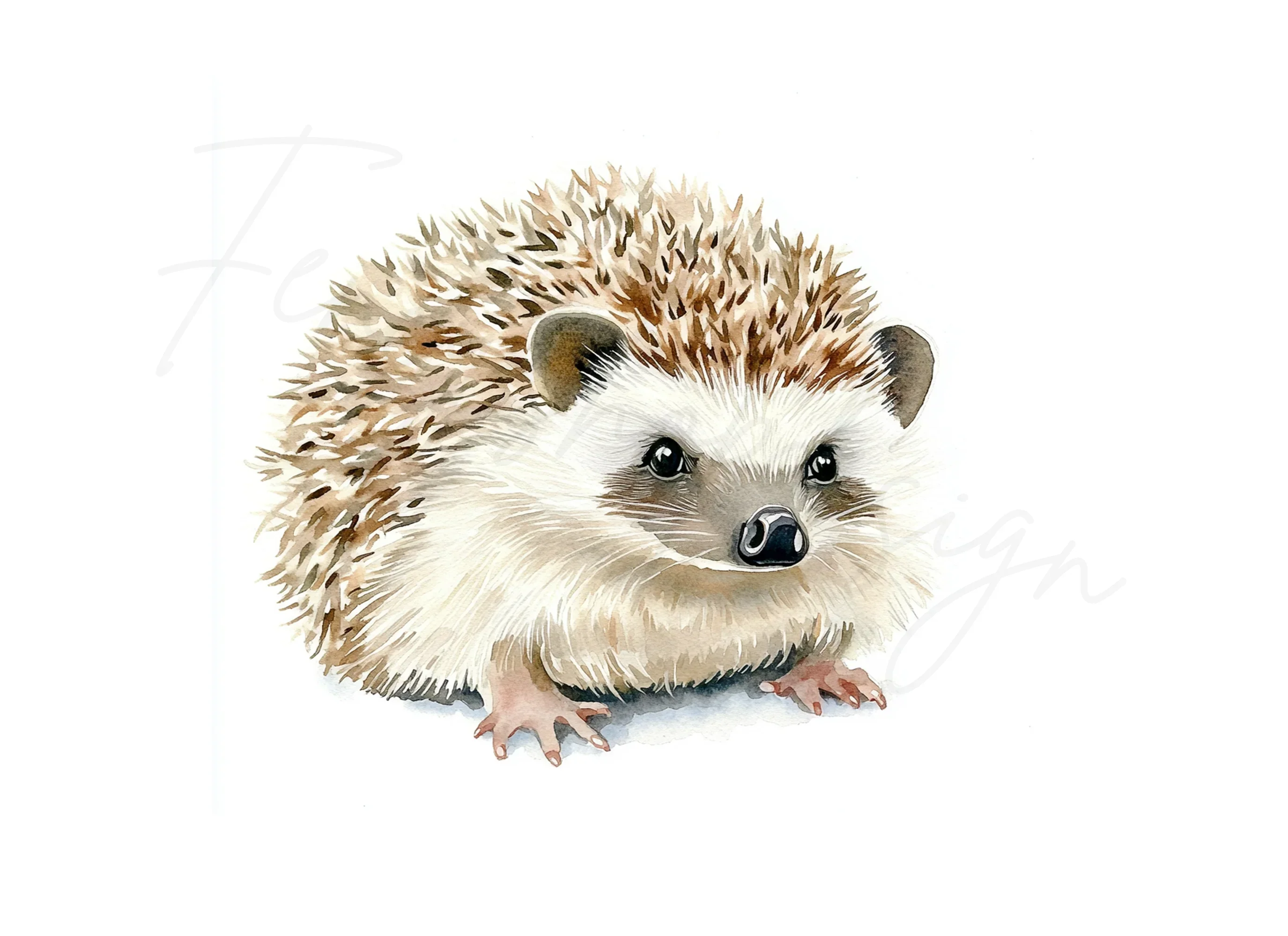 Cute Hedgehog Clipart Bundle - Image 3