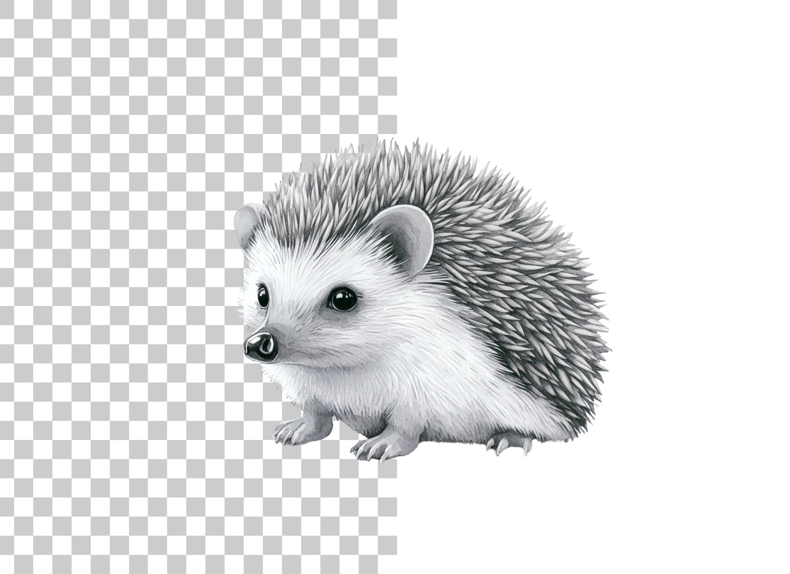 Cute Hedgehog Clipart Bundle - Image 2