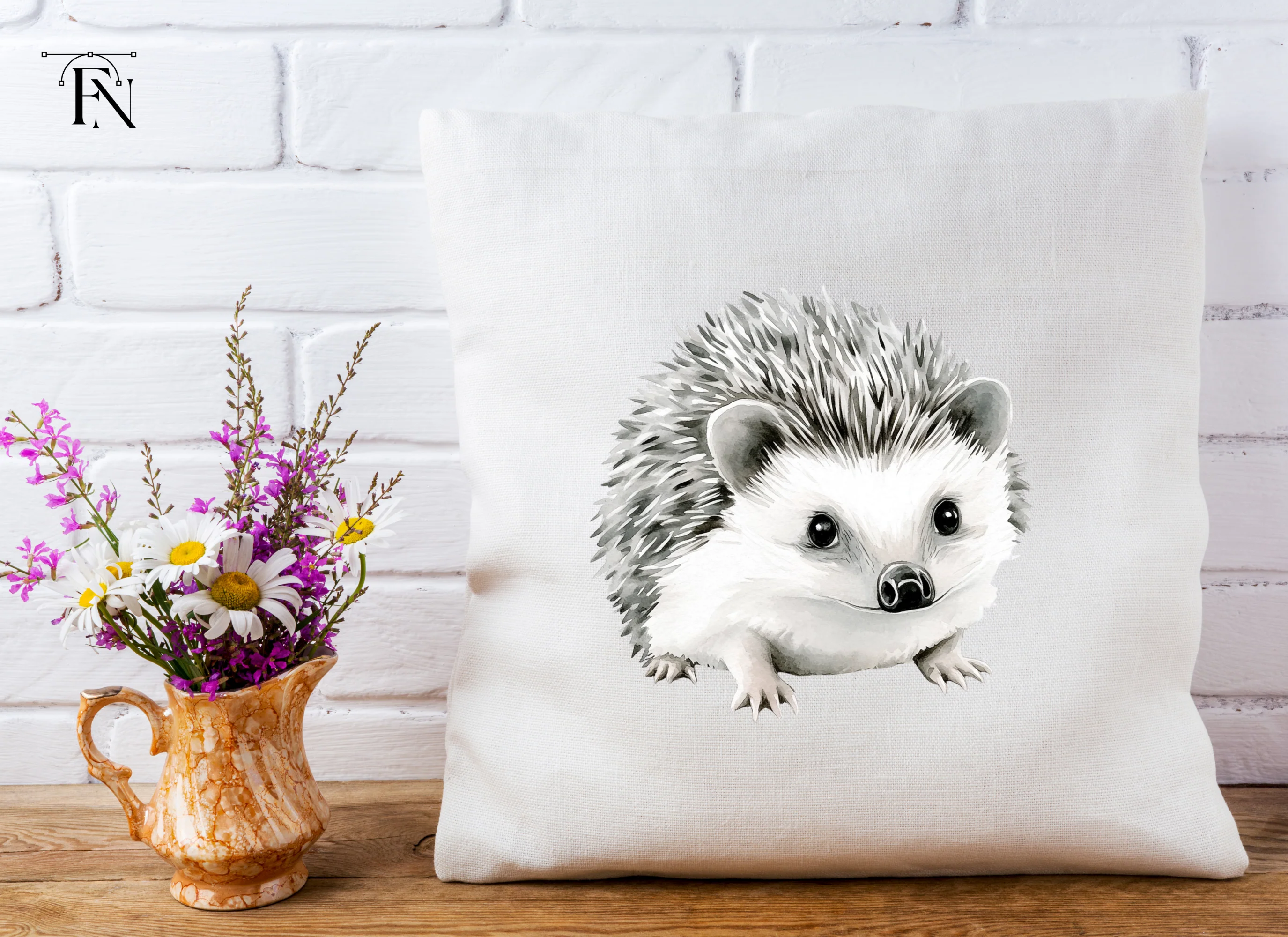 Cute Hedgehog Clipart Bundle - Image 5
