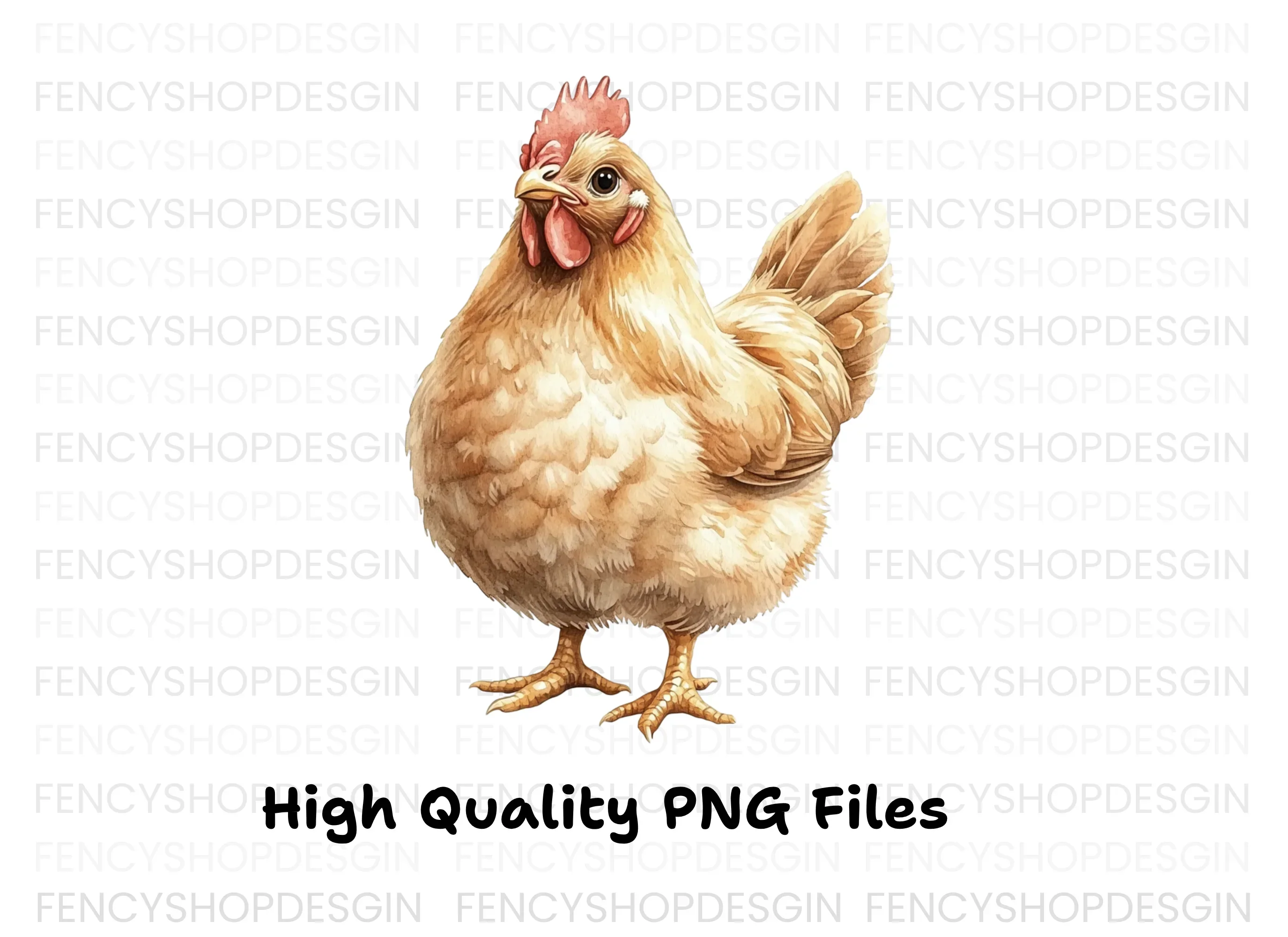 Cute Hen and Chick Clipart Bundle - Image 3