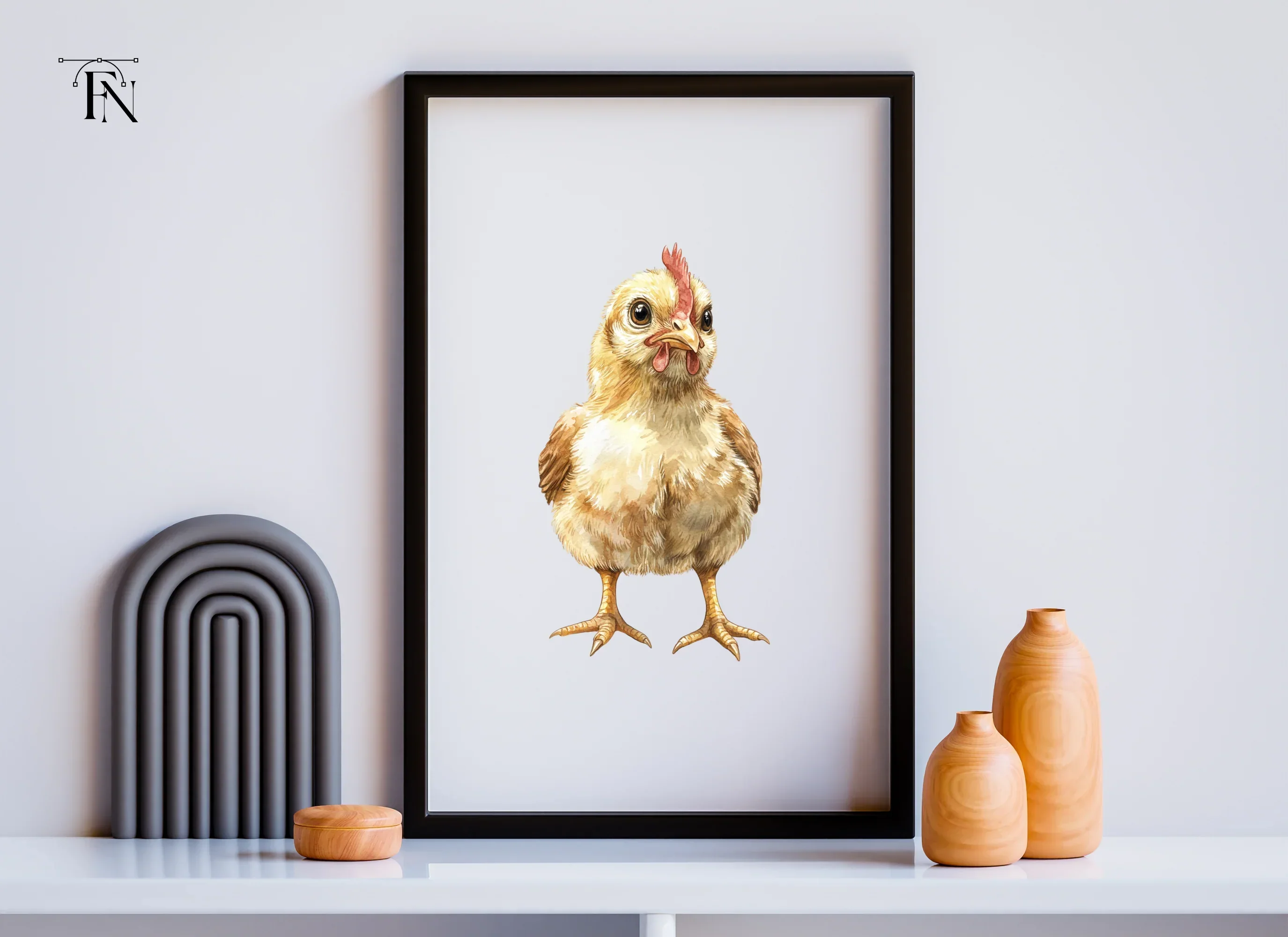 Cute Hen and Chick Clipart Bundle - Image 6