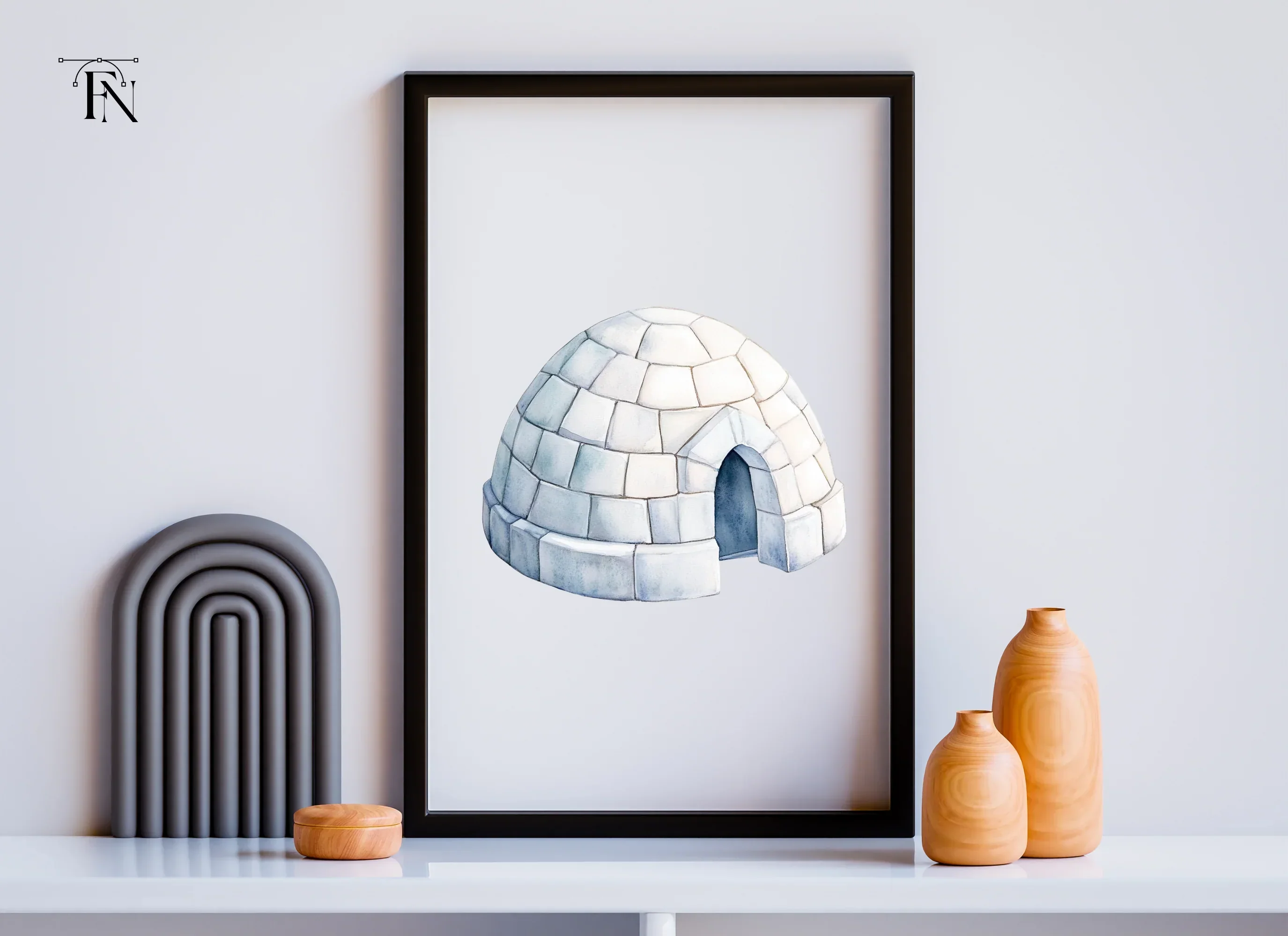Cute Igloo Clipart Bundle - Image 3