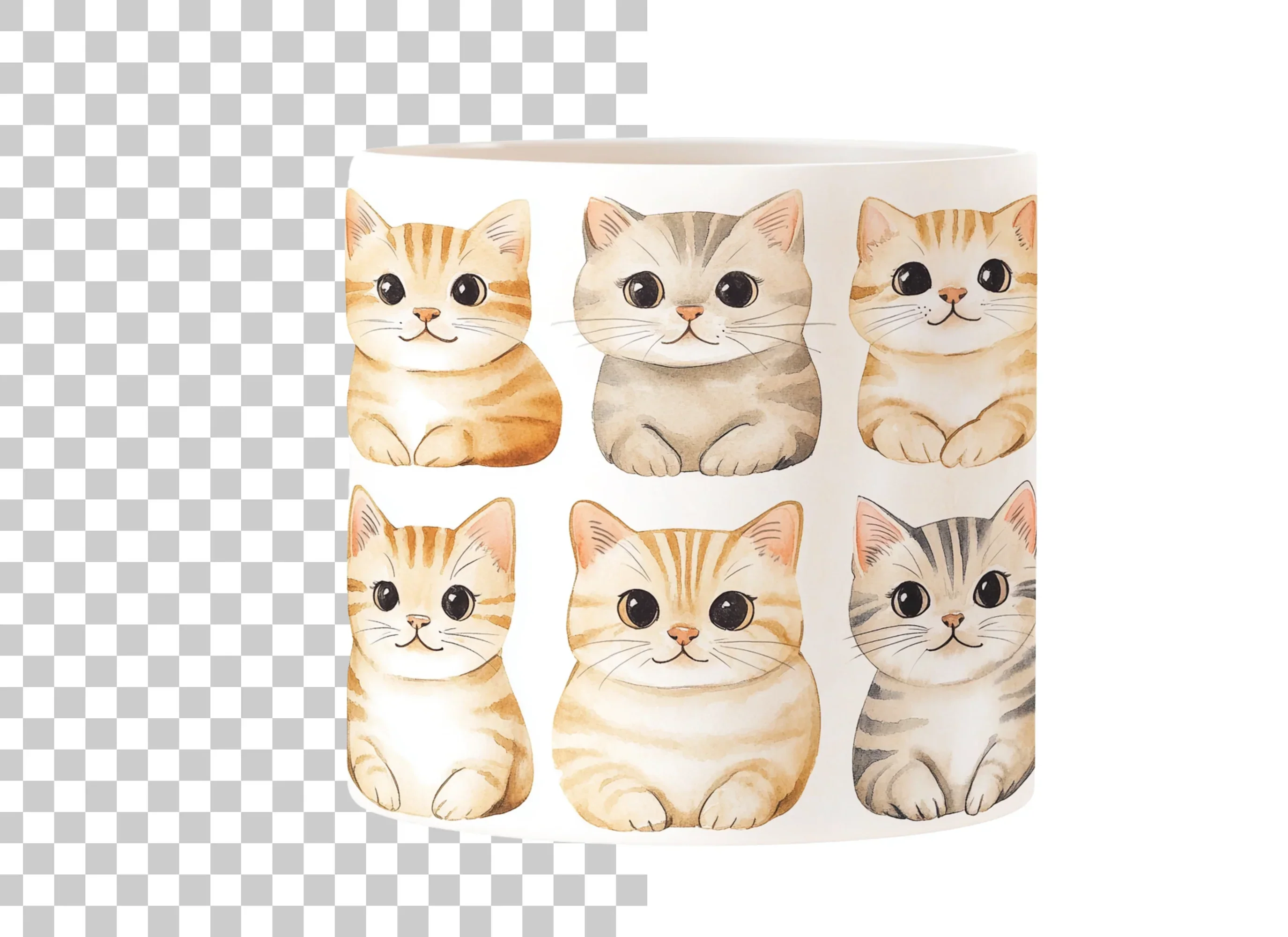Cute Kitten Clipart Bundle - Image 3