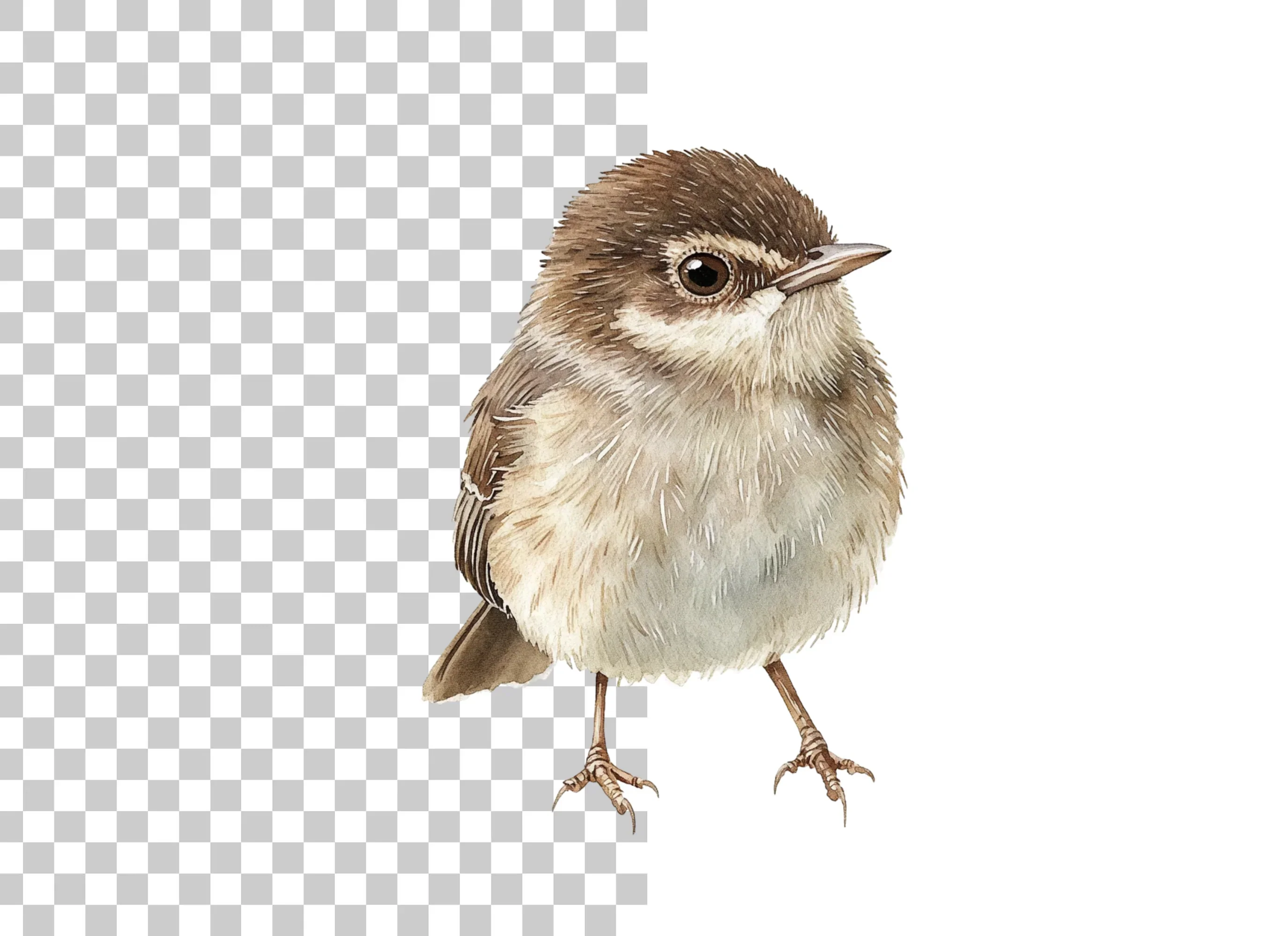 Cute Little Brown Birds Clipart Bundle - Image 3