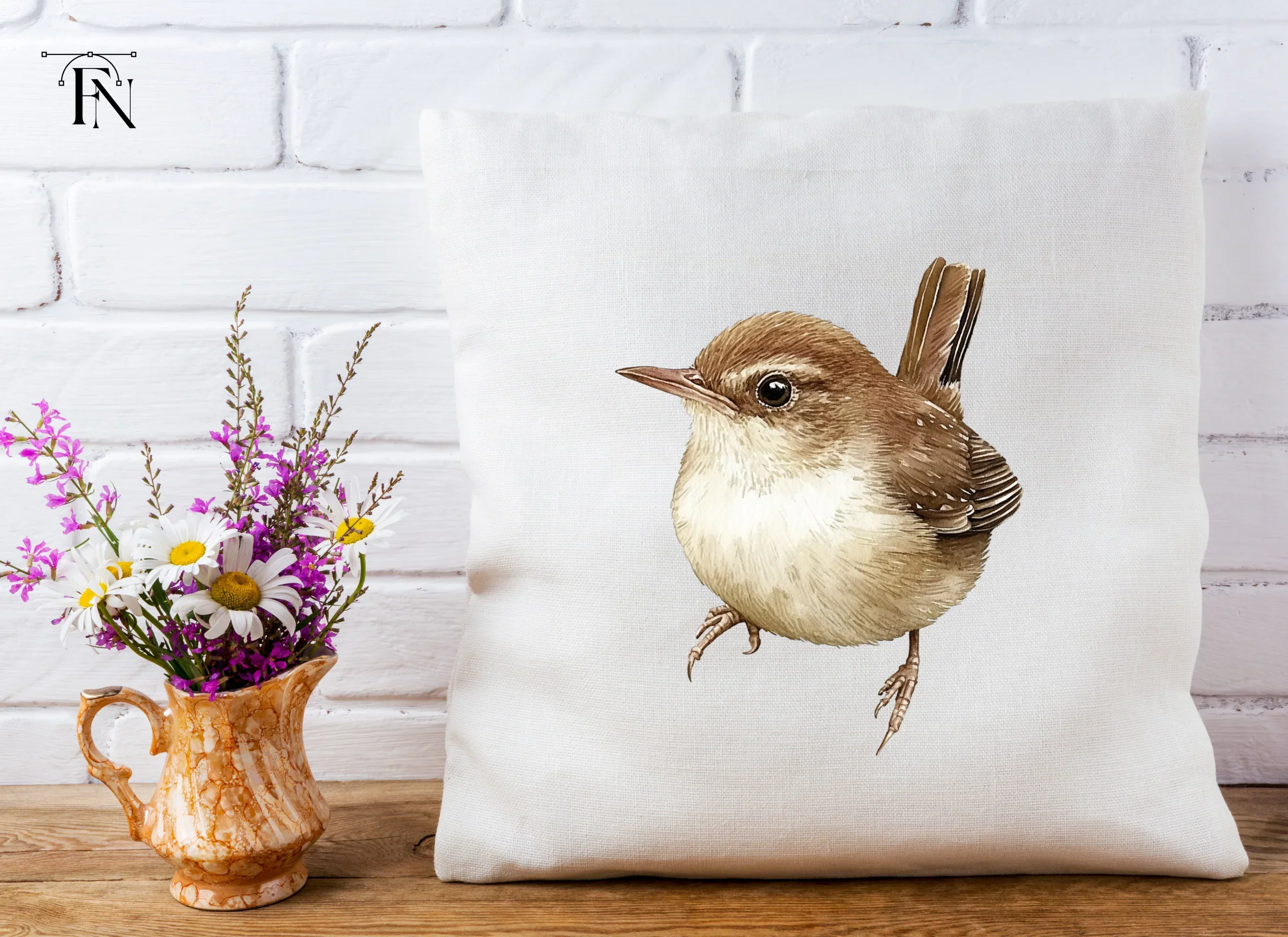 Cute Little Brown Birds Clipart Bundle - Image 5