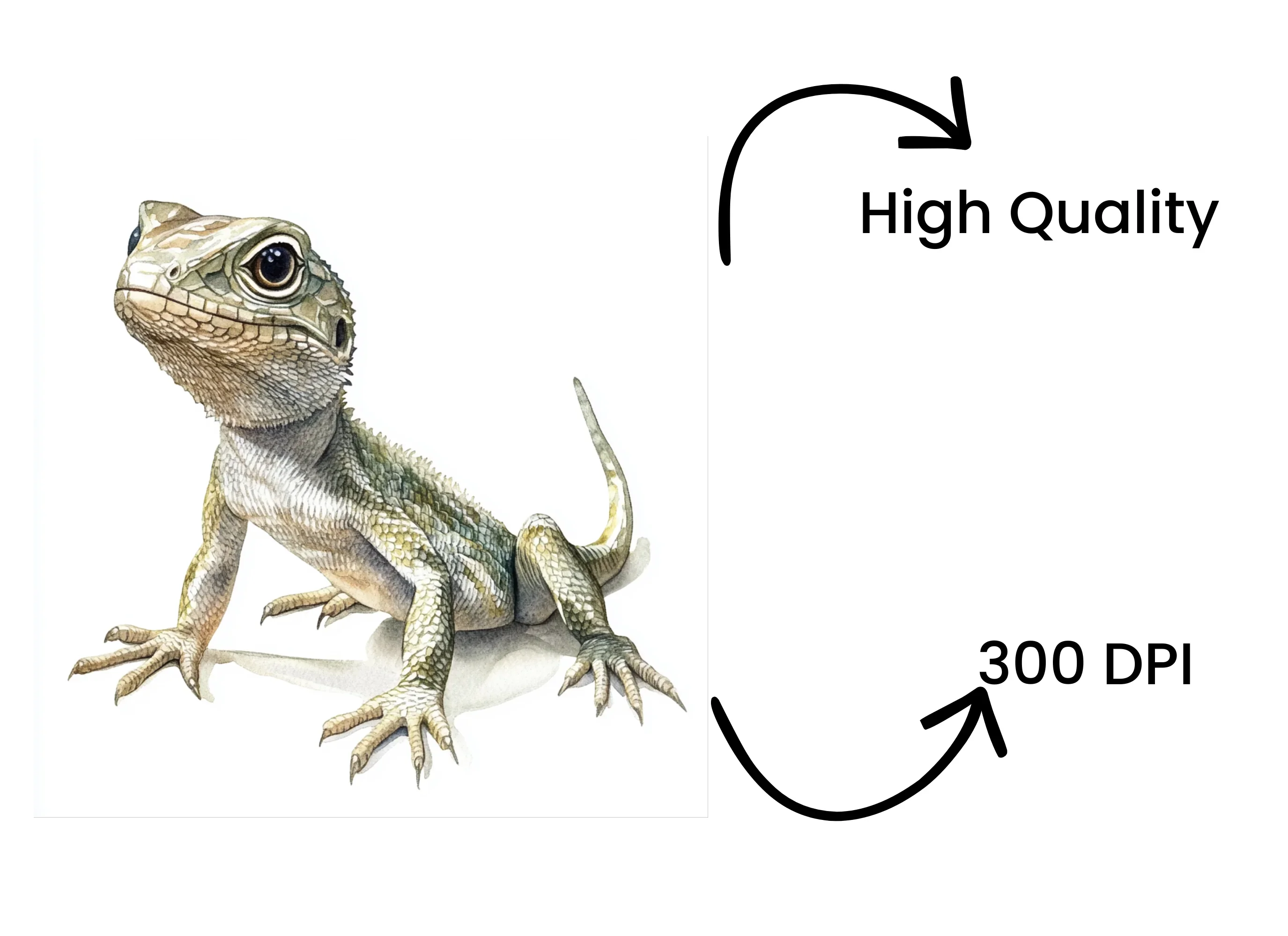 Cute Lizard Clipart Bundle - Image 4