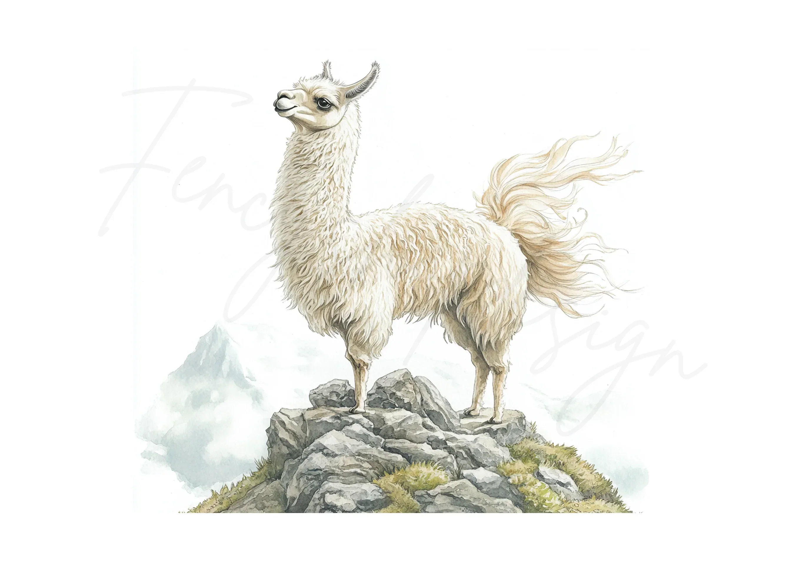 Cute Llama Clipart Bundle - Image 3