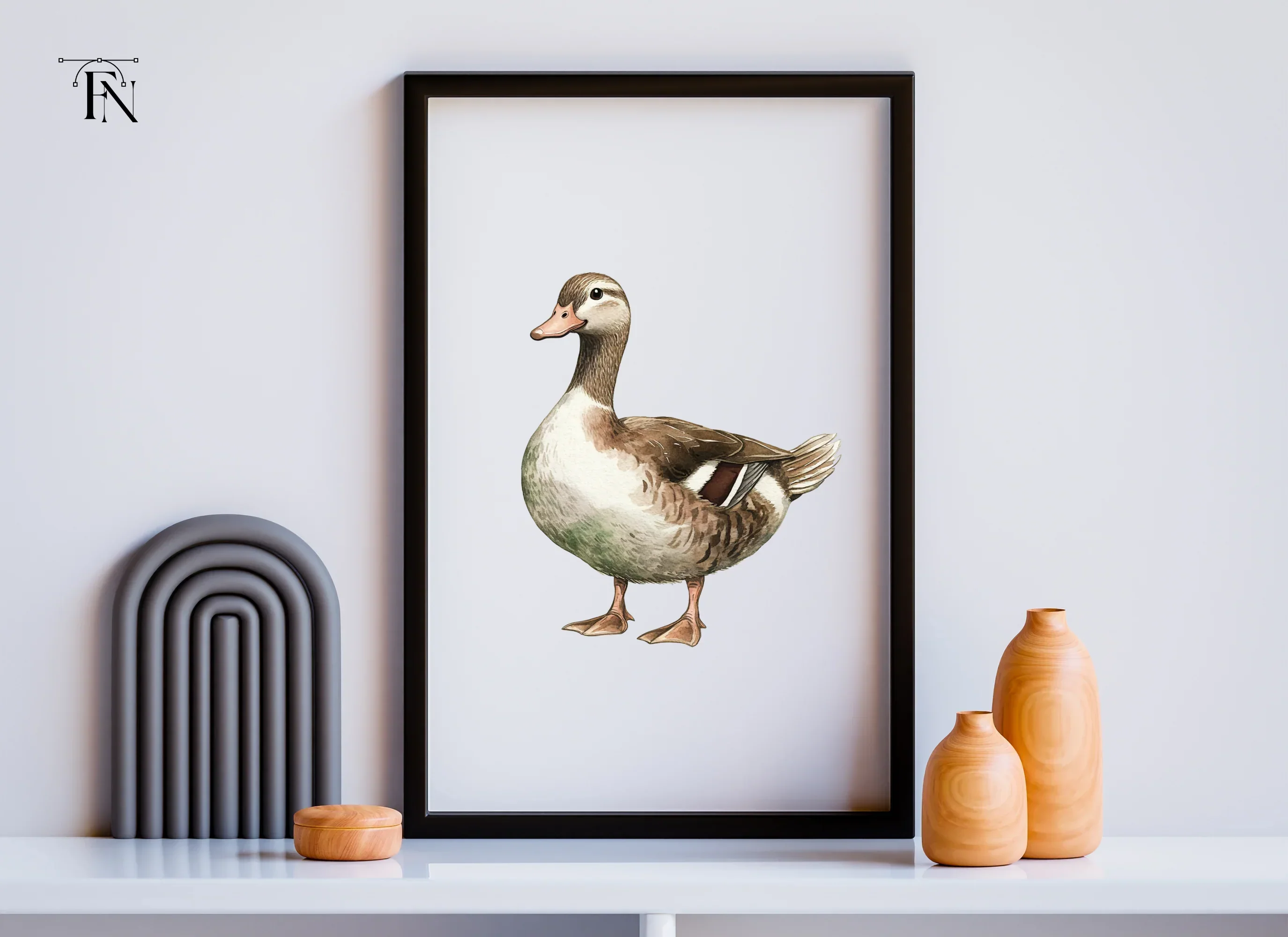 Cute Mallard Duck Clipart Bundle - Image 5