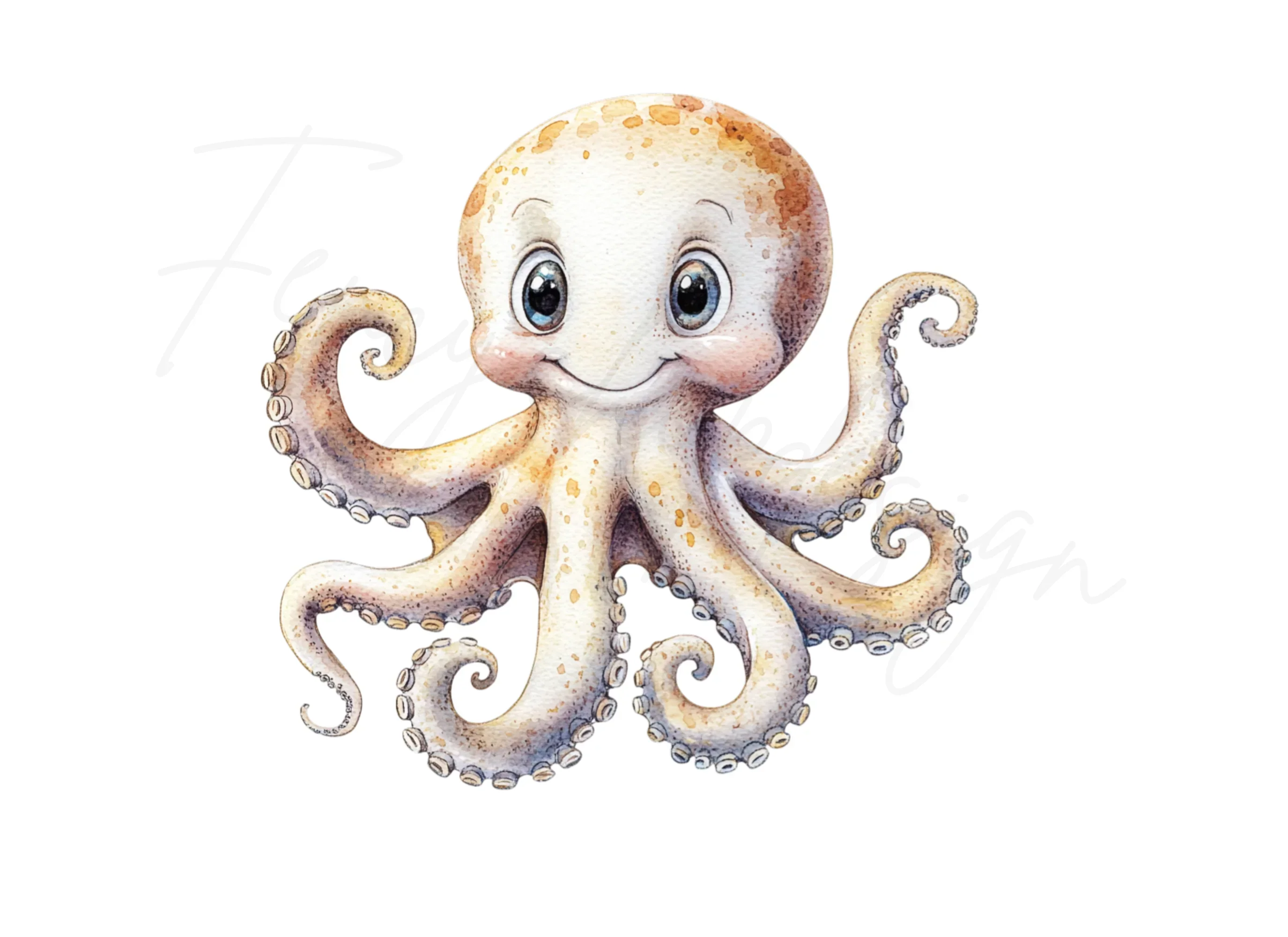 Cute Octopus Clipart Bundle - Image 2