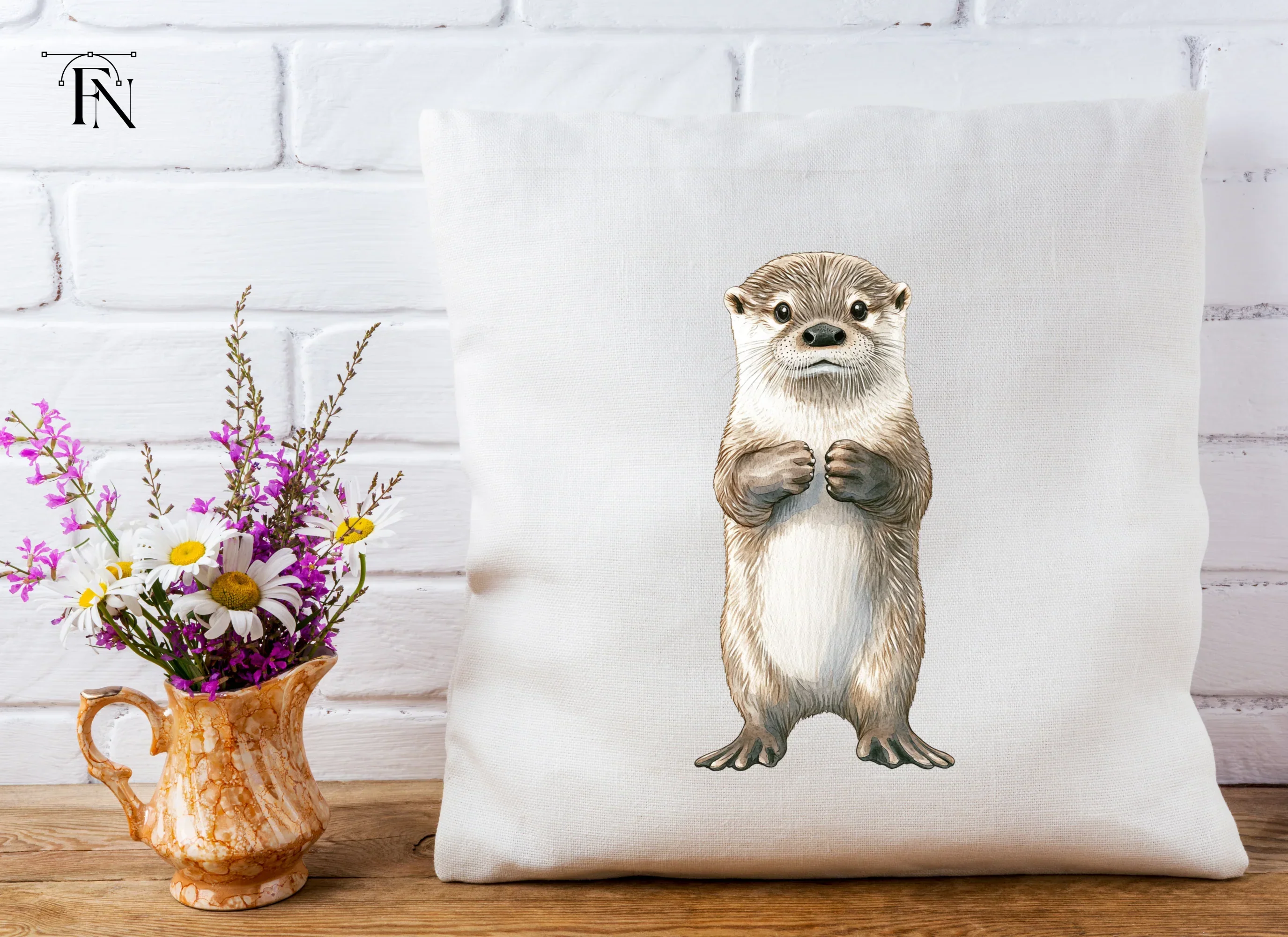 Cute Otter Clipart Bundle - Image 5