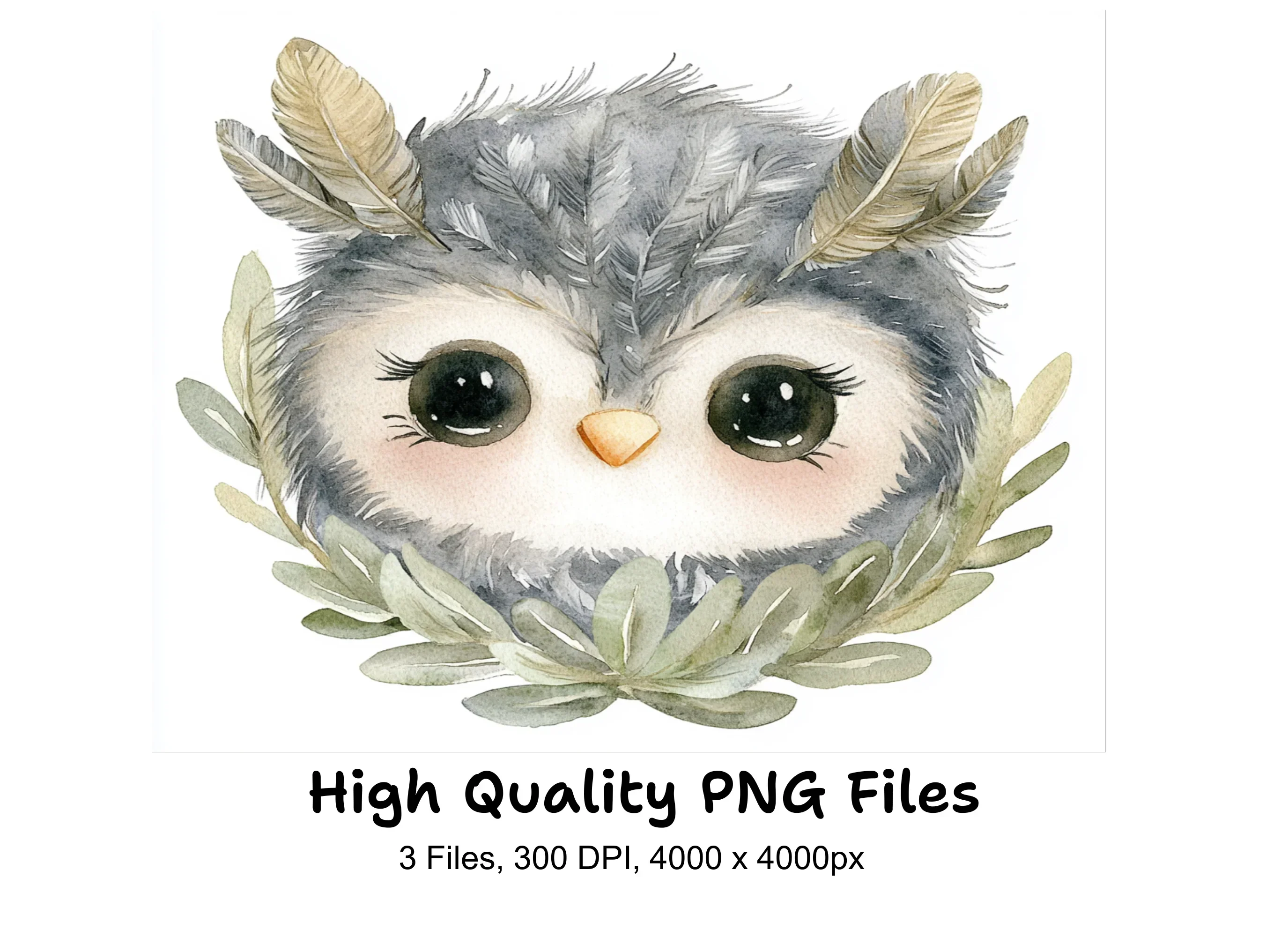 Cute Owl Clipart Bundle