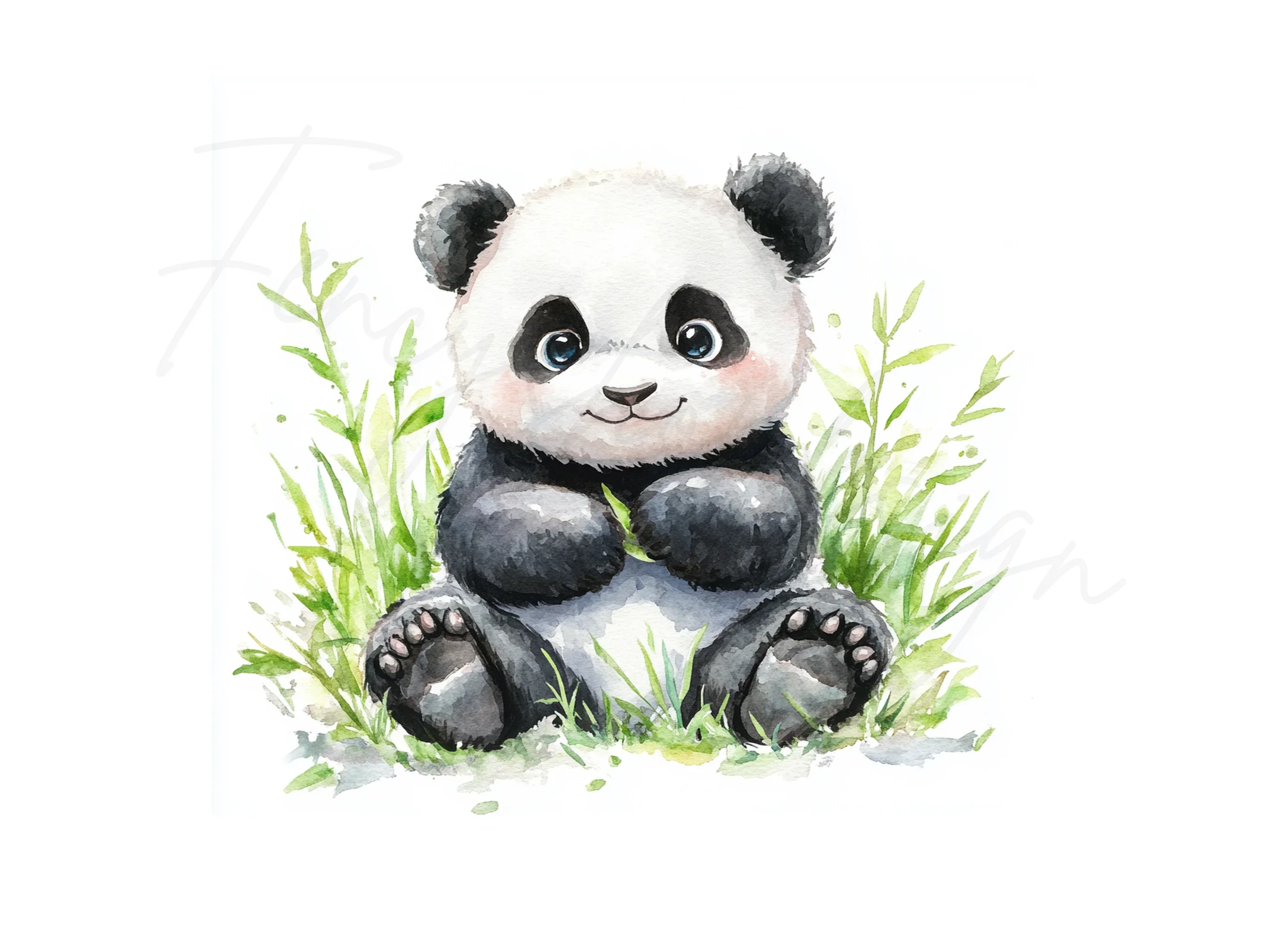 Cute Panda Clipart Bundle - Image 3