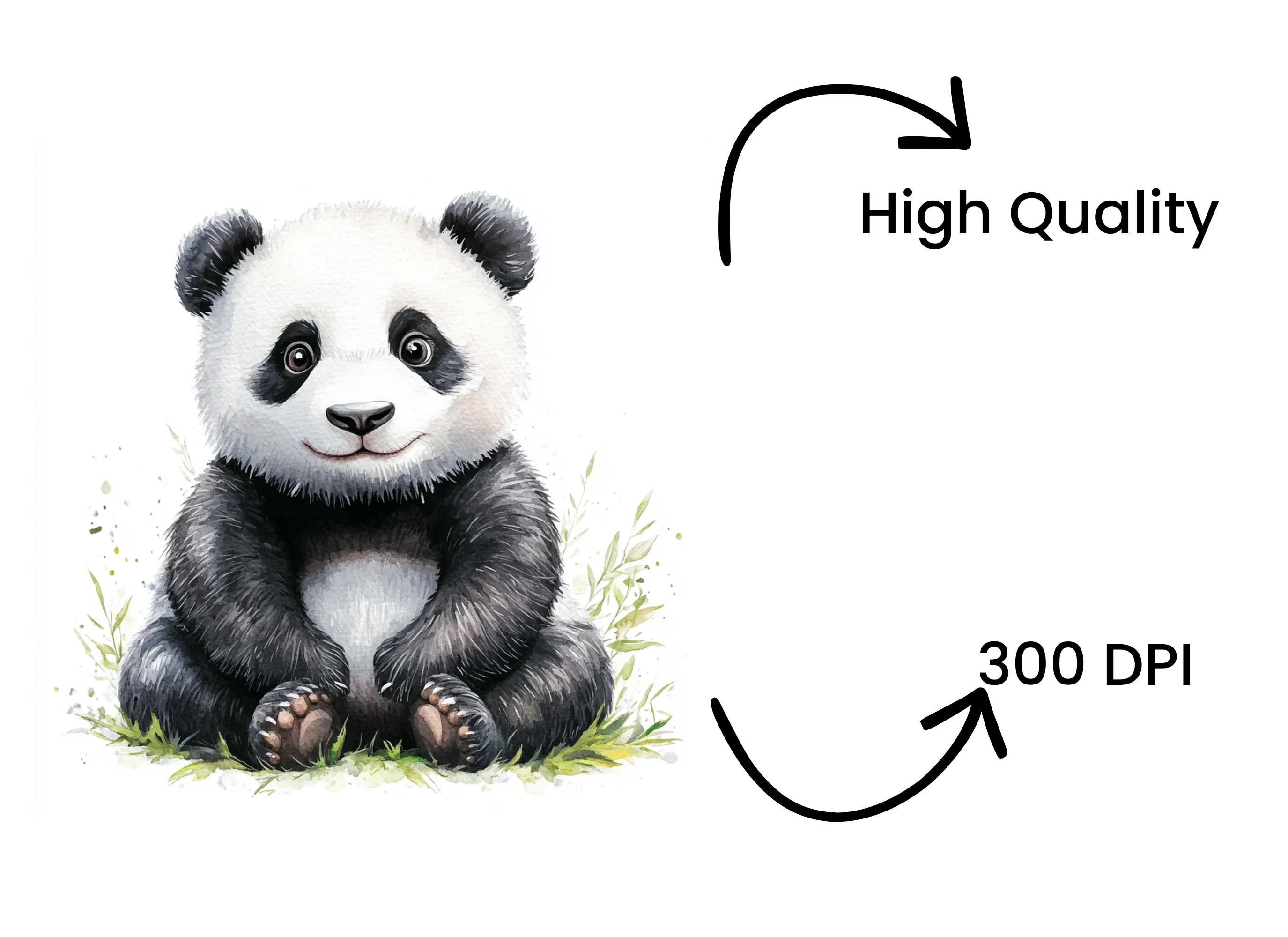 Cute Panda Clipart Bundle - Image 4