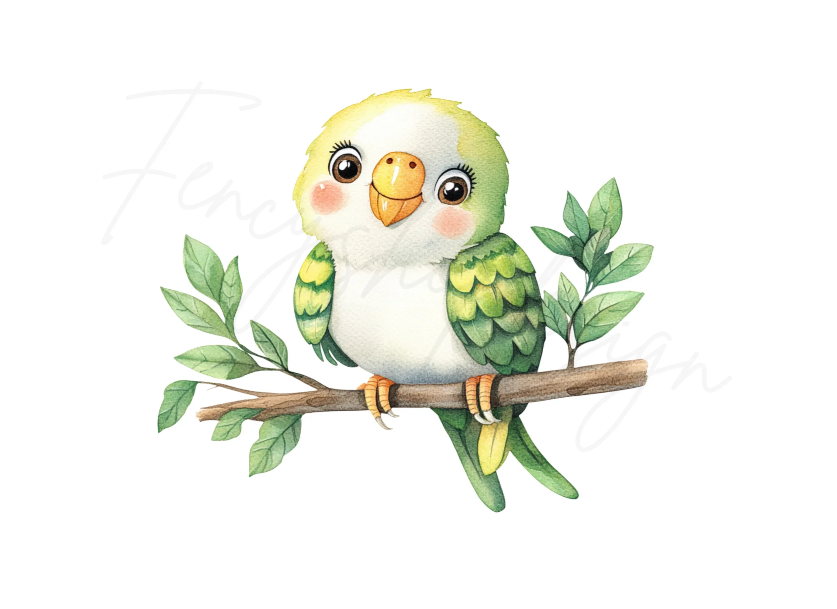 Cute Parrot Clipart Bundle - Image 2