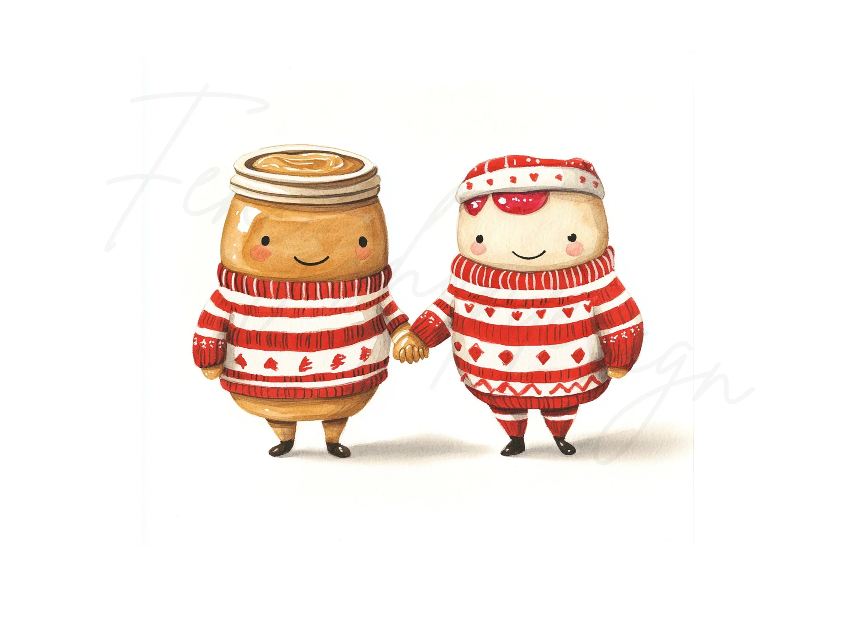 Cute Peanut Butter and Jelly Clipart Bundle - Image 2