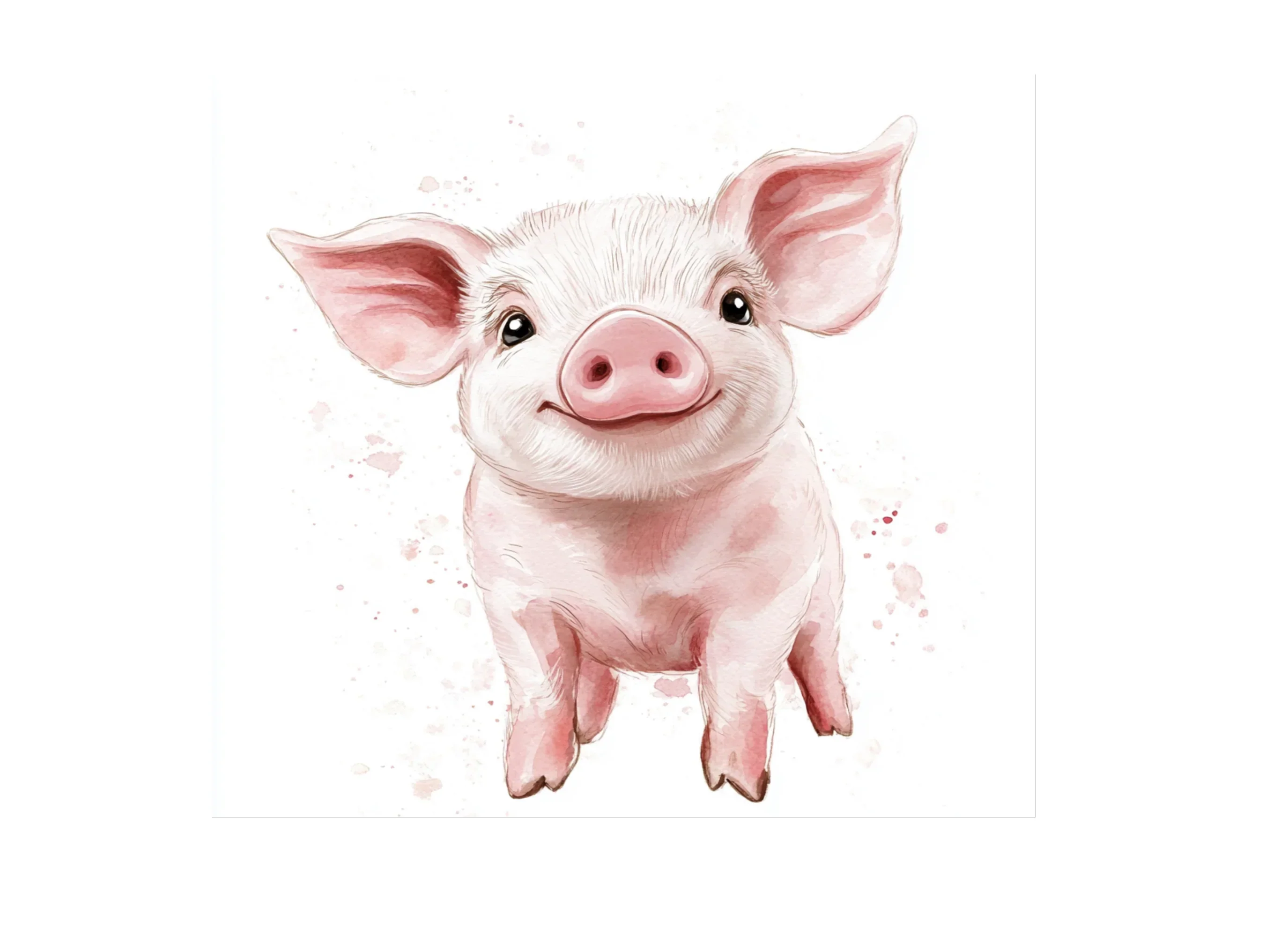 Cute Piglet Clipart Bundle - Image 3