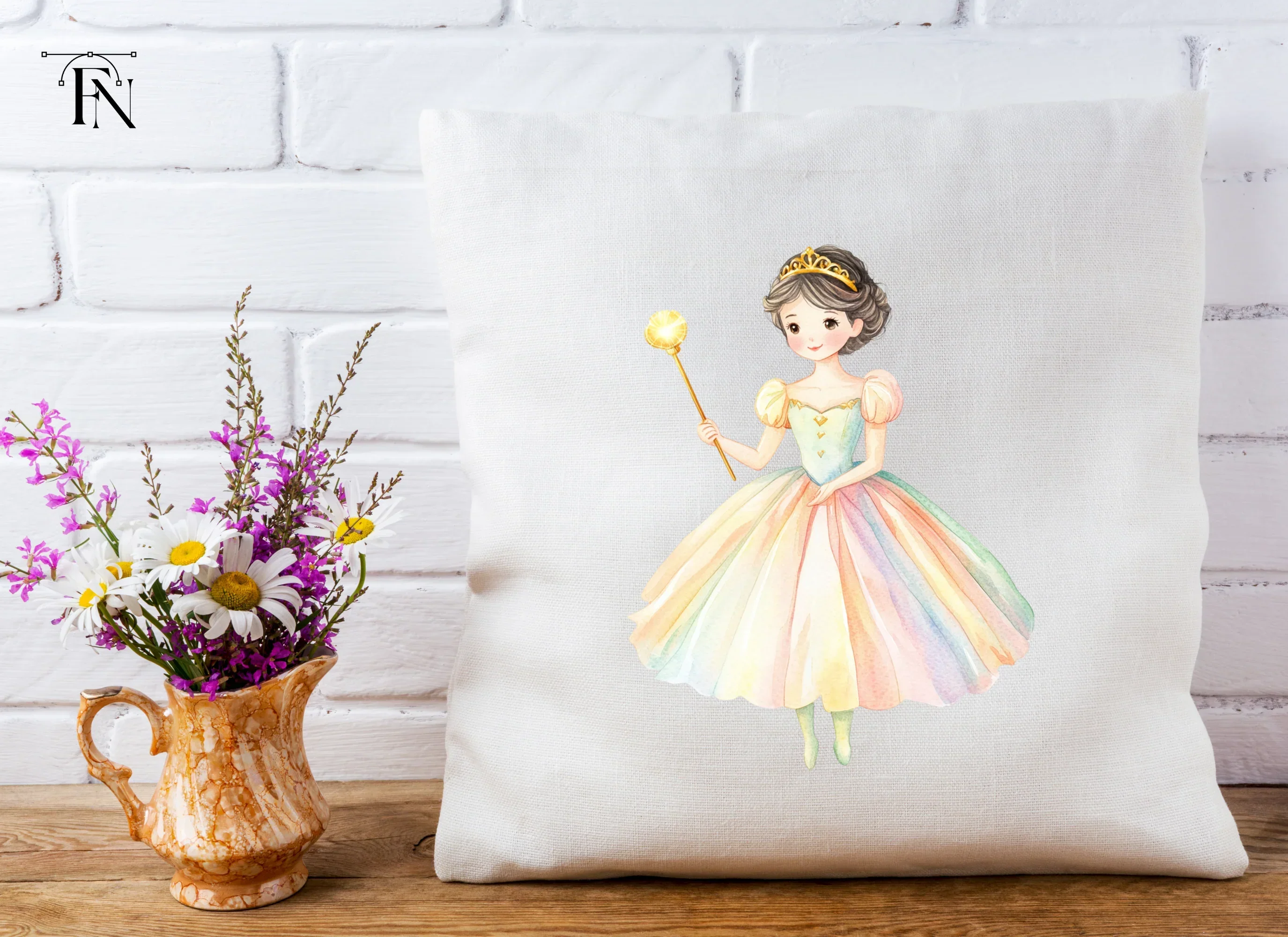 Cute Princess Magic Wand Clipart Bundle - Image 5