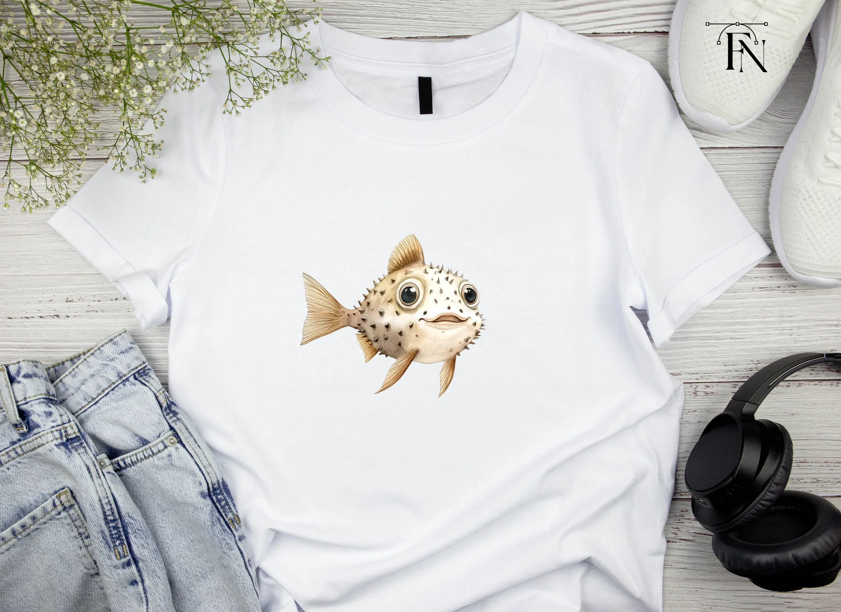 Cute Pufferfish Clipart Bundle - Image 4