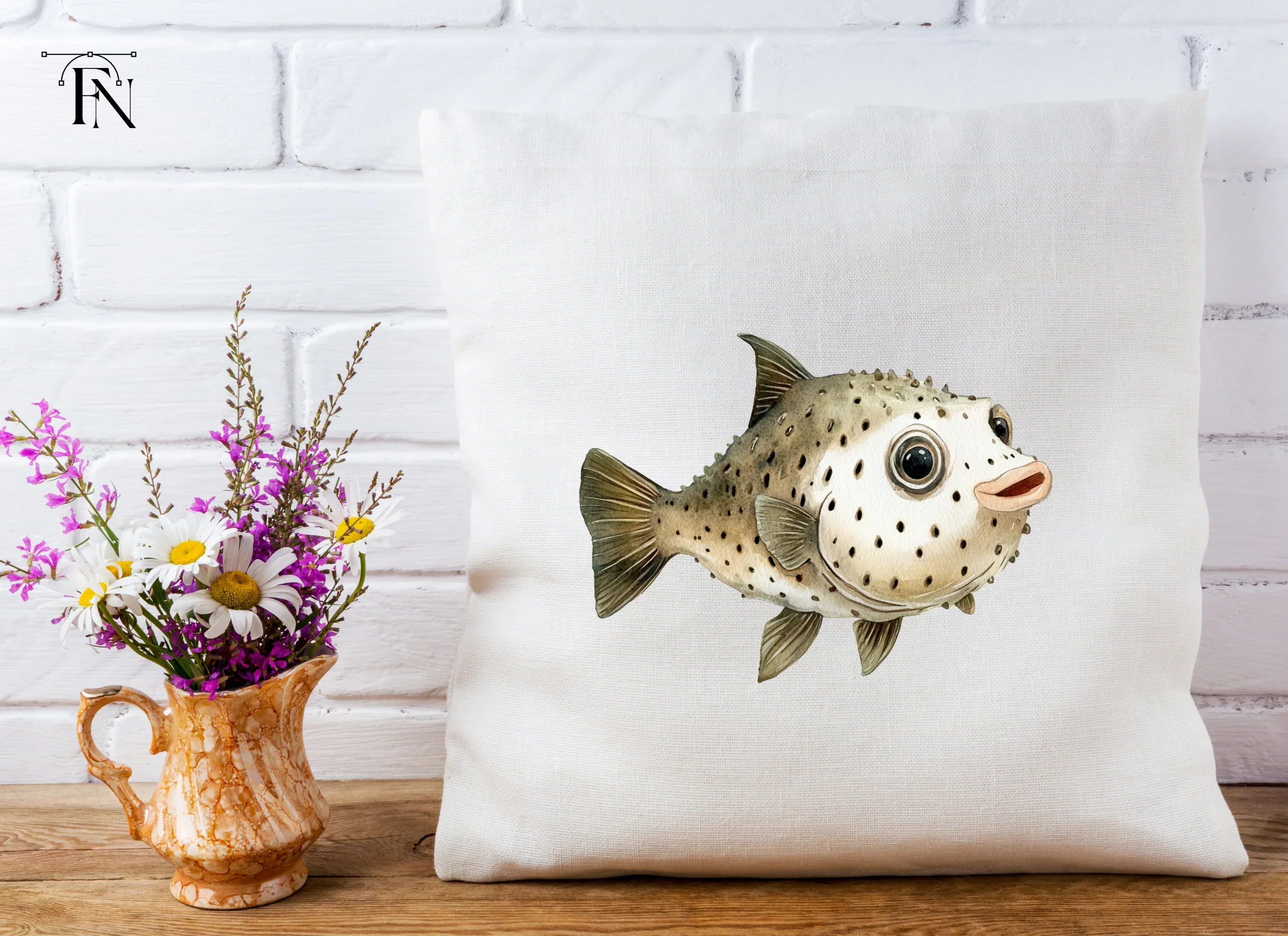 Cute Pufferfish Clipart Bundle - Image 5