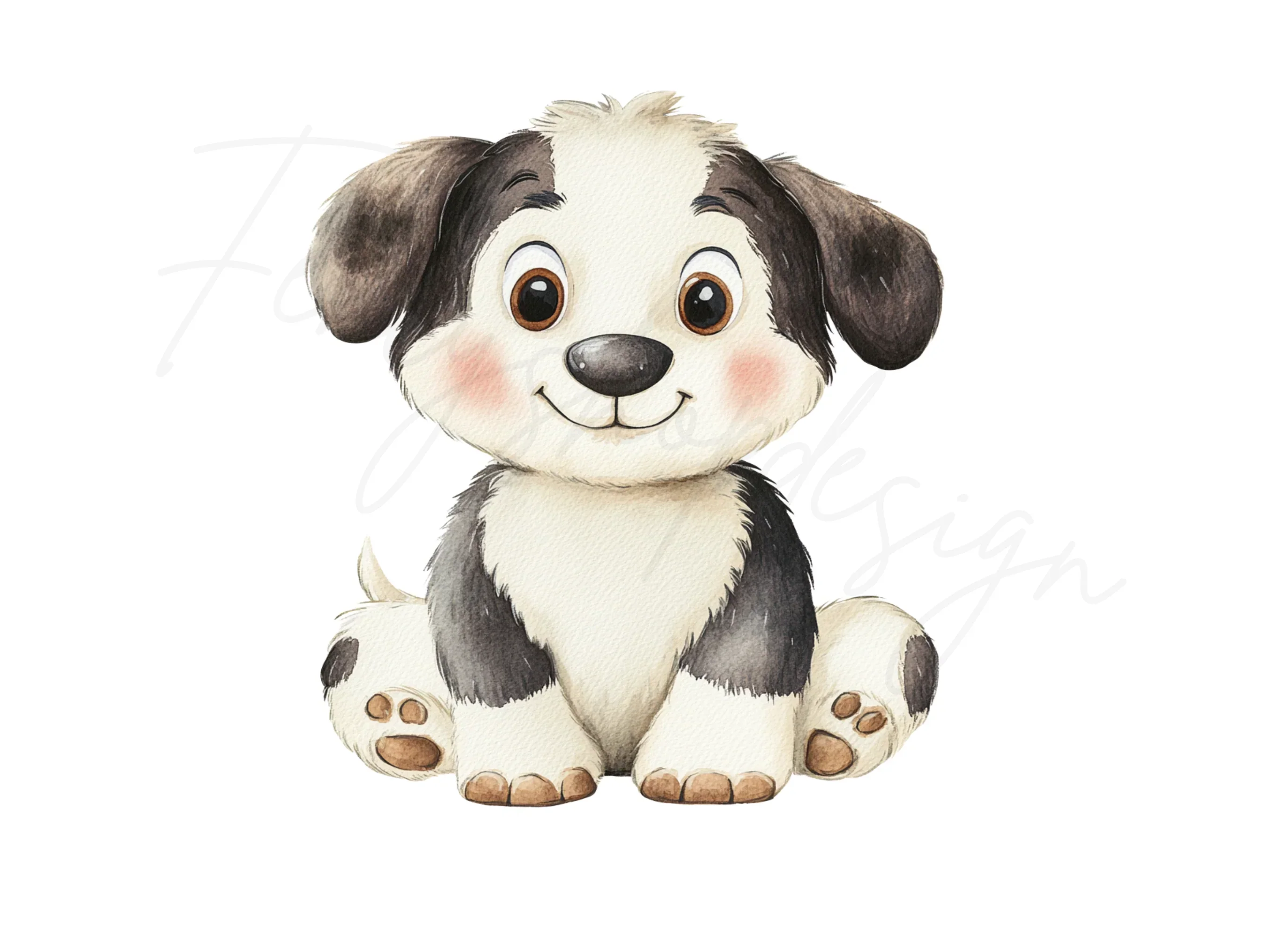Cute Puppy Clipart Bundle - Image 3