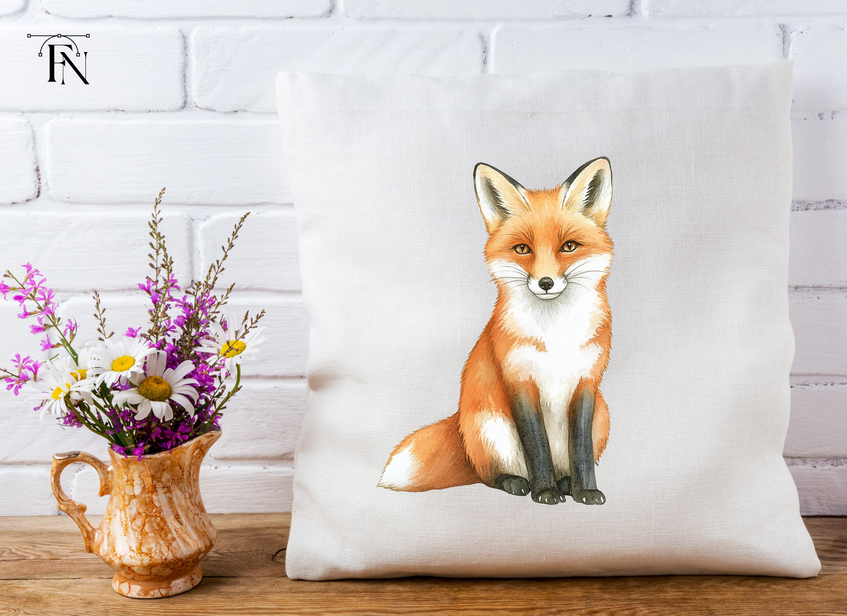 Cute Red Fox Clipart Bundle - Image 5