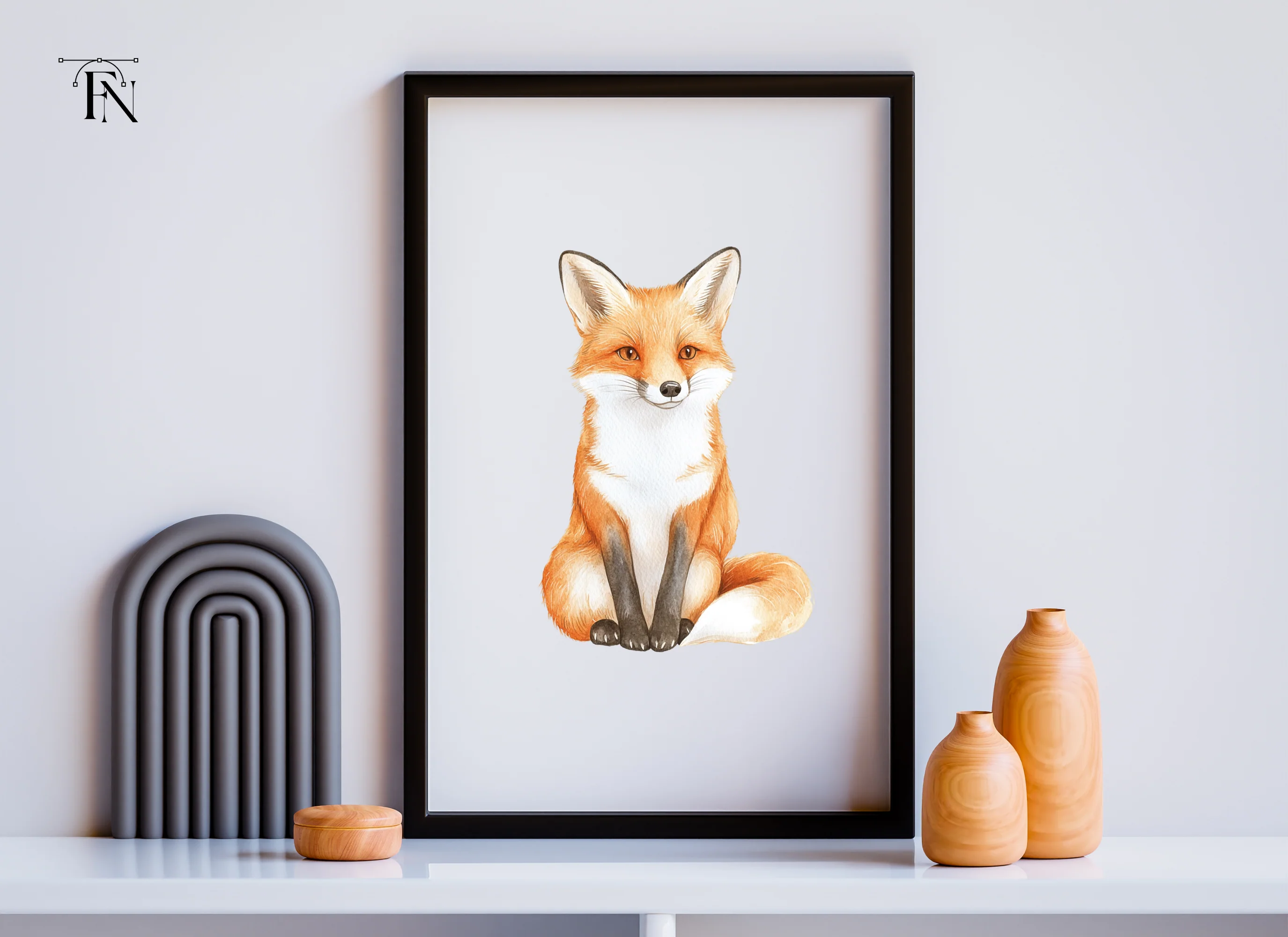 Cute Red Fox Clipart Bundle - Image 6