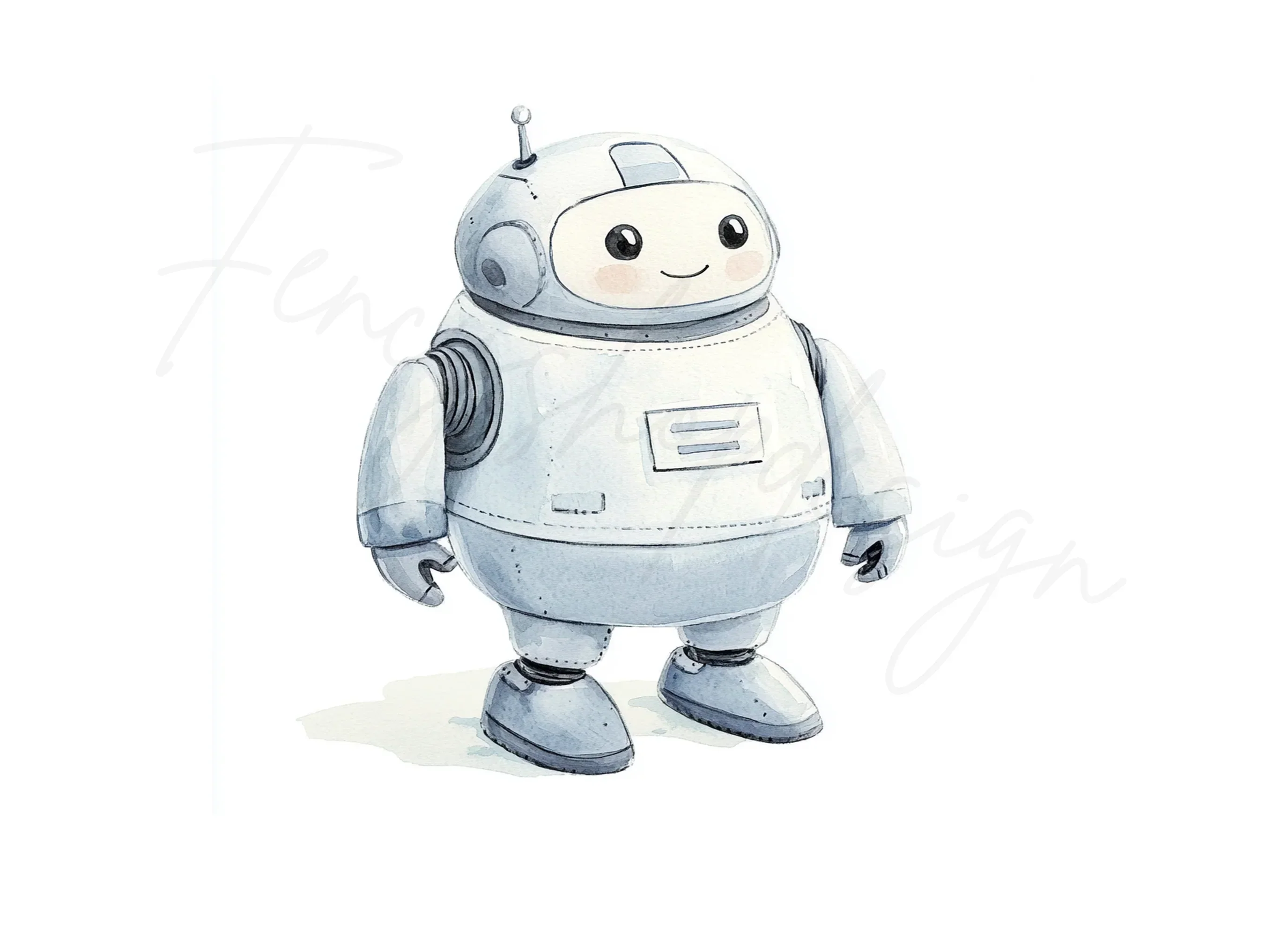 Cute Robot Clipart Bundle - Image 3