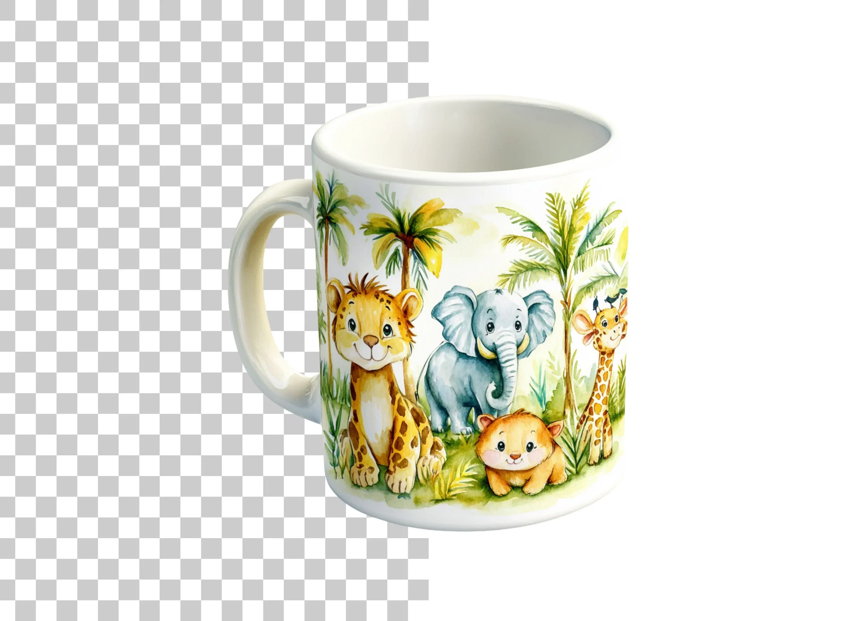 Cute Safari Animal Clipart Bundle - Image 2