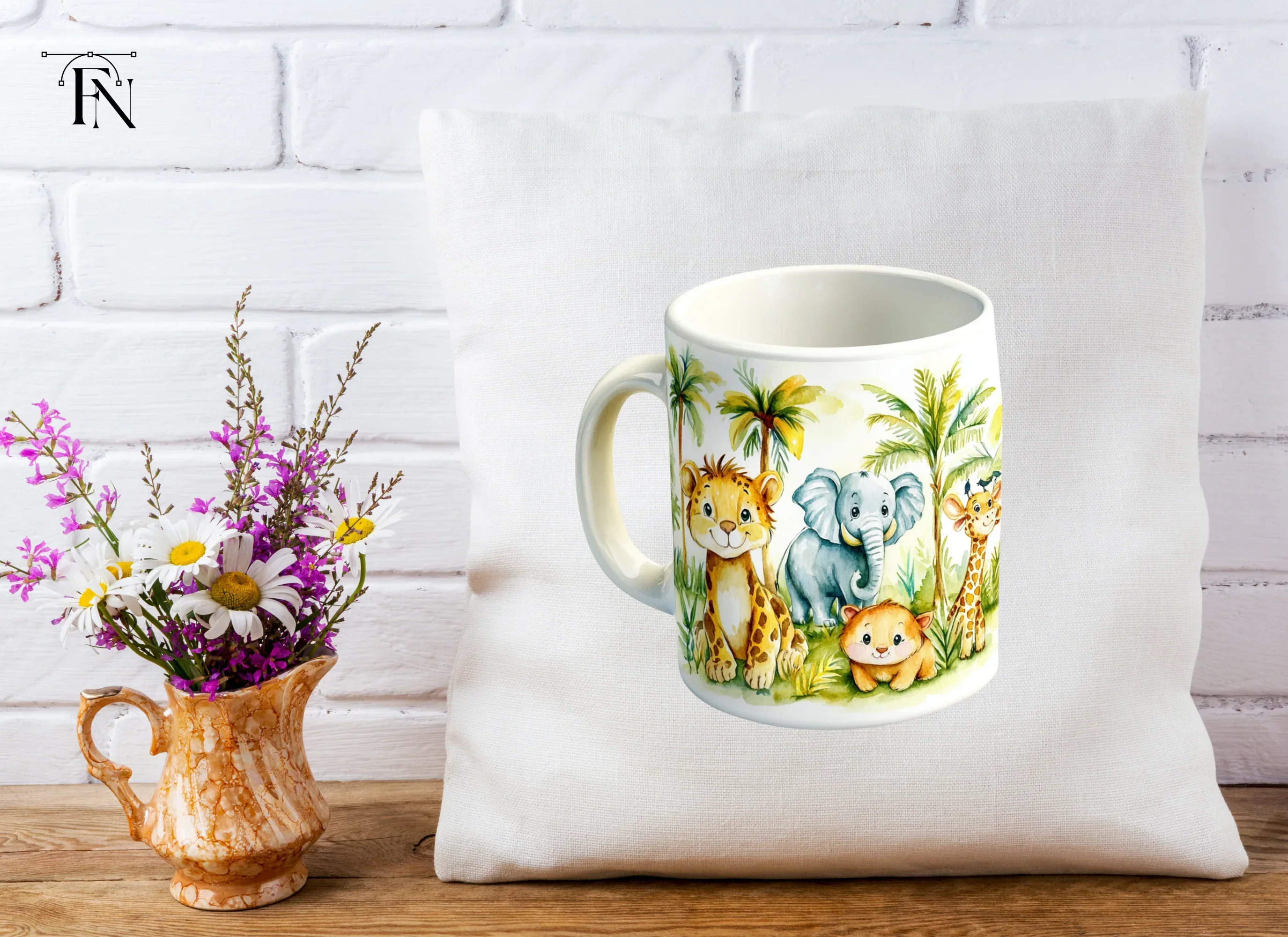 Cute Safari Animal Clipart Bundle - Image 5