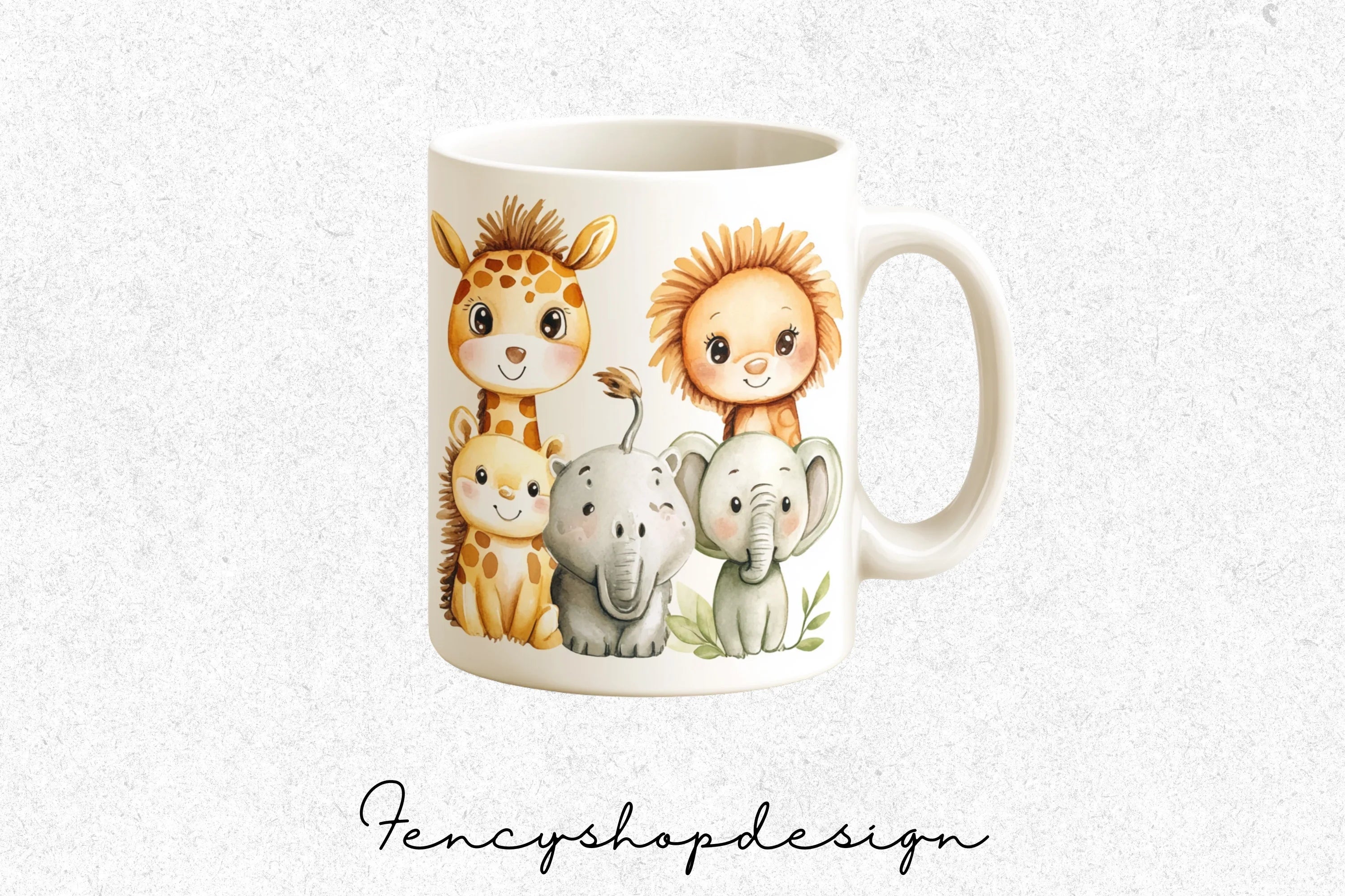 Cute Safari Baby Animals Clipart Bundle - Image 4