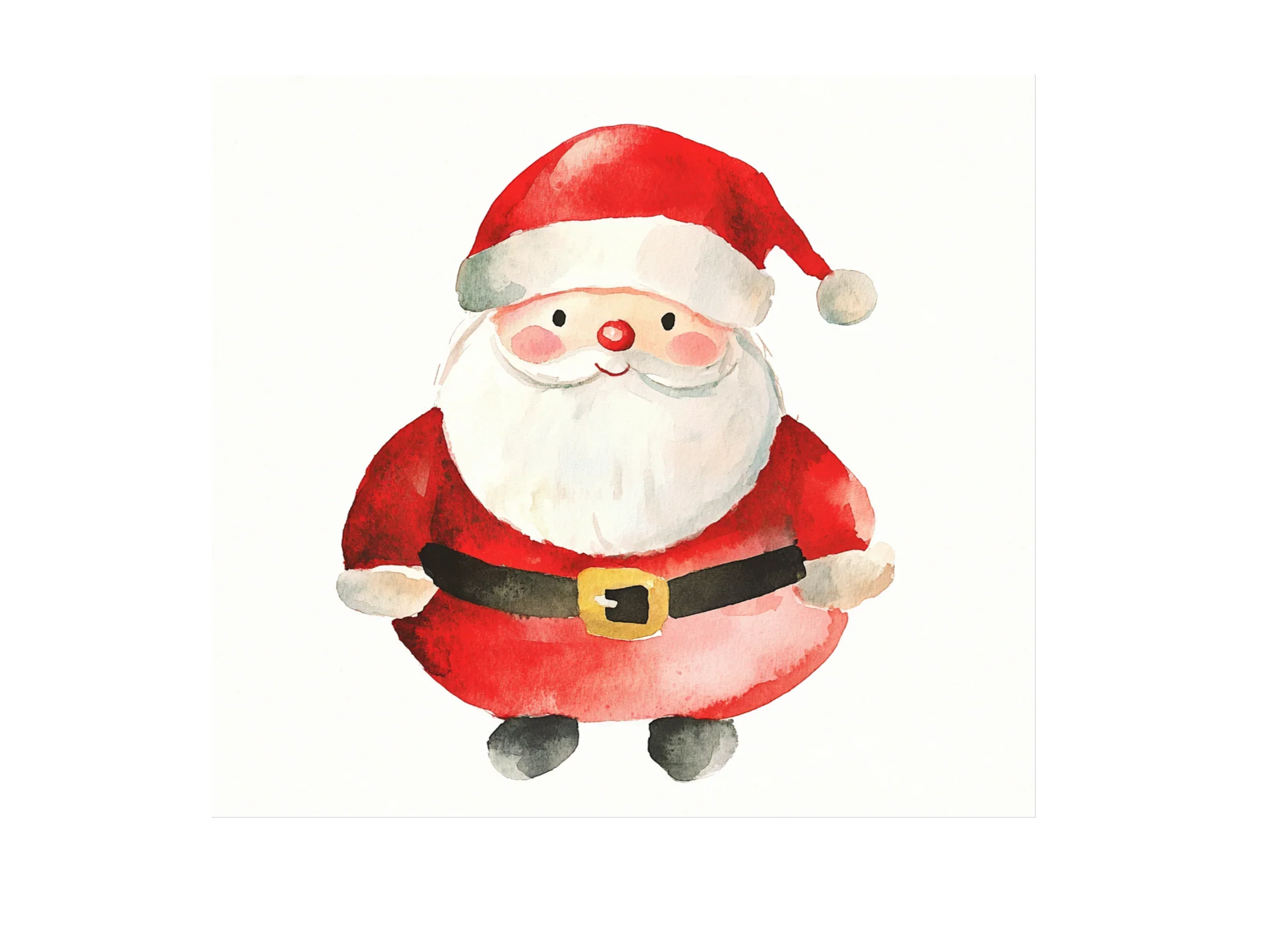 Cute Santa Claus Illustrations Clipart Bundle - Image 2