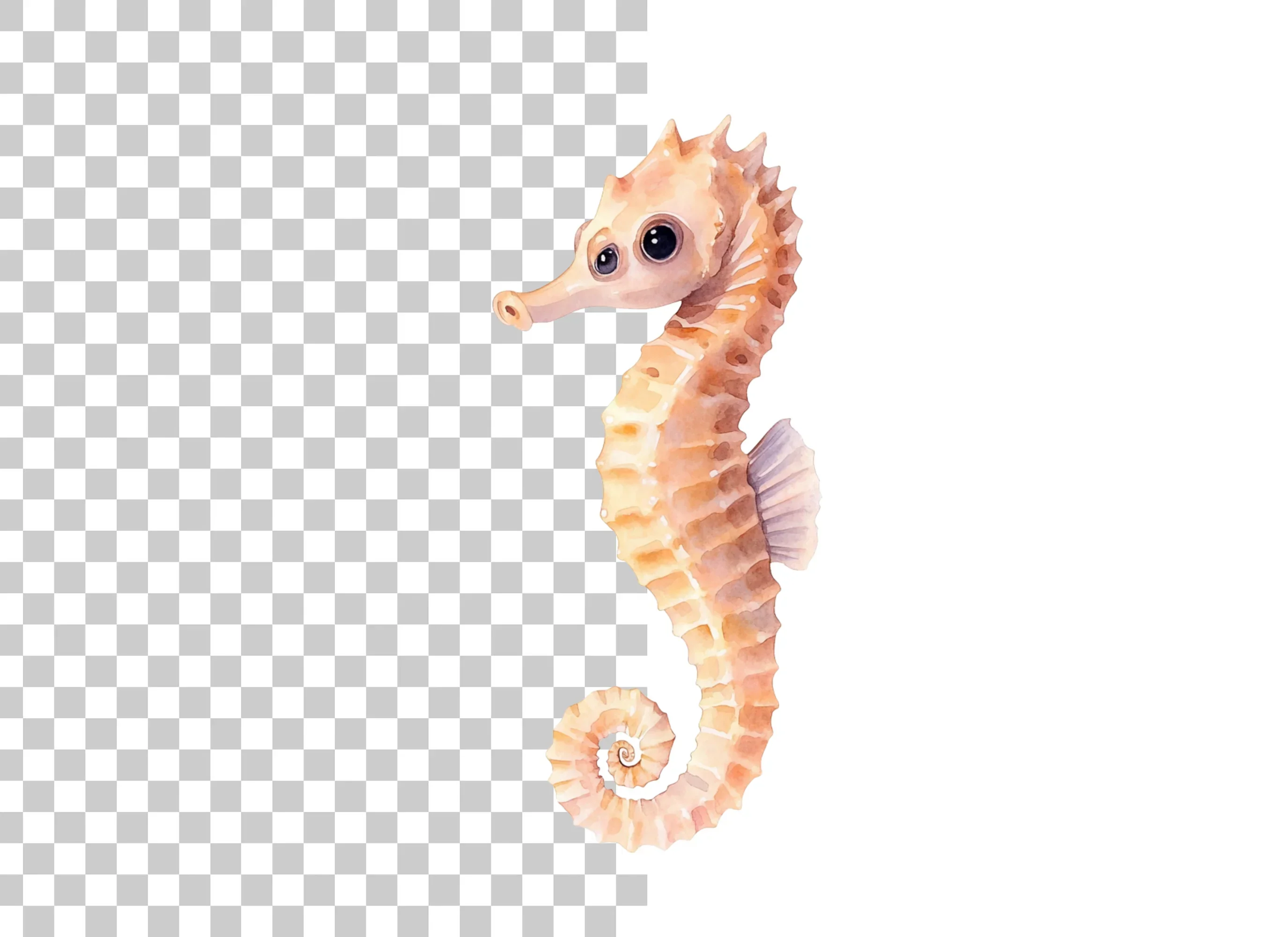 Cute Seahorse Clipart Bundle - Image 2