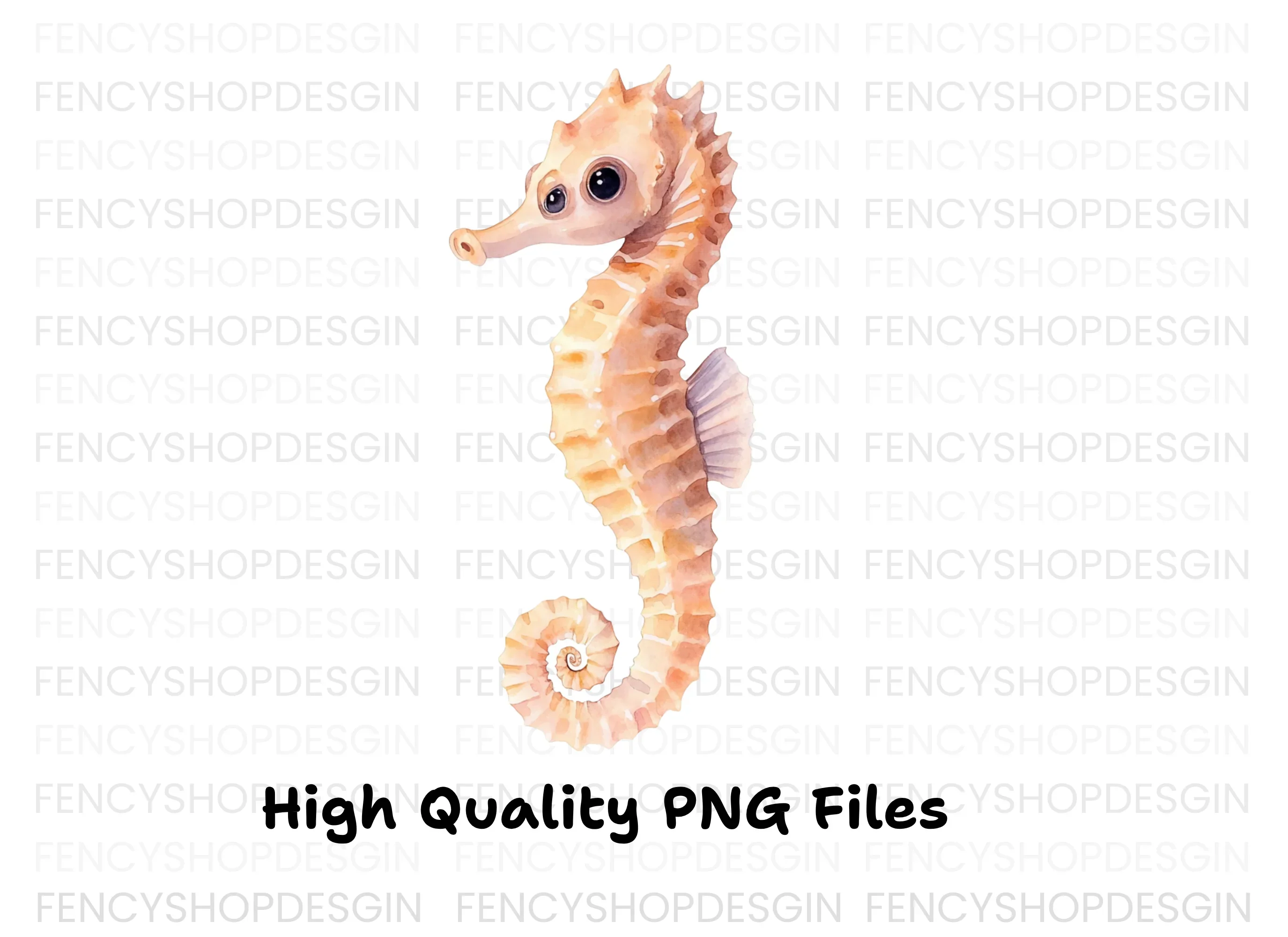 Cute Seahorse Clipart Bundle - Image 3