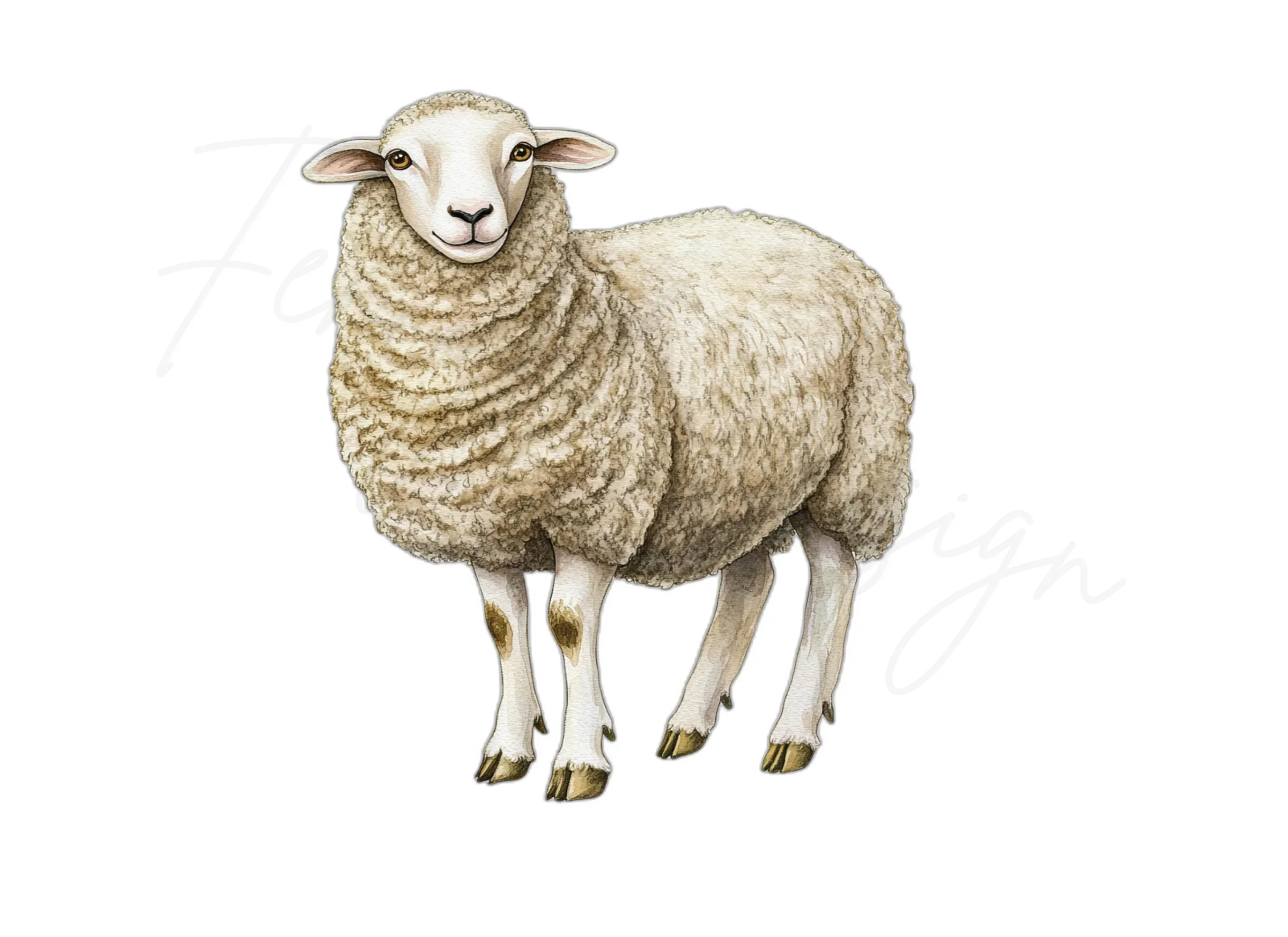 Cute Sheep Clipart Bundle - Image 3