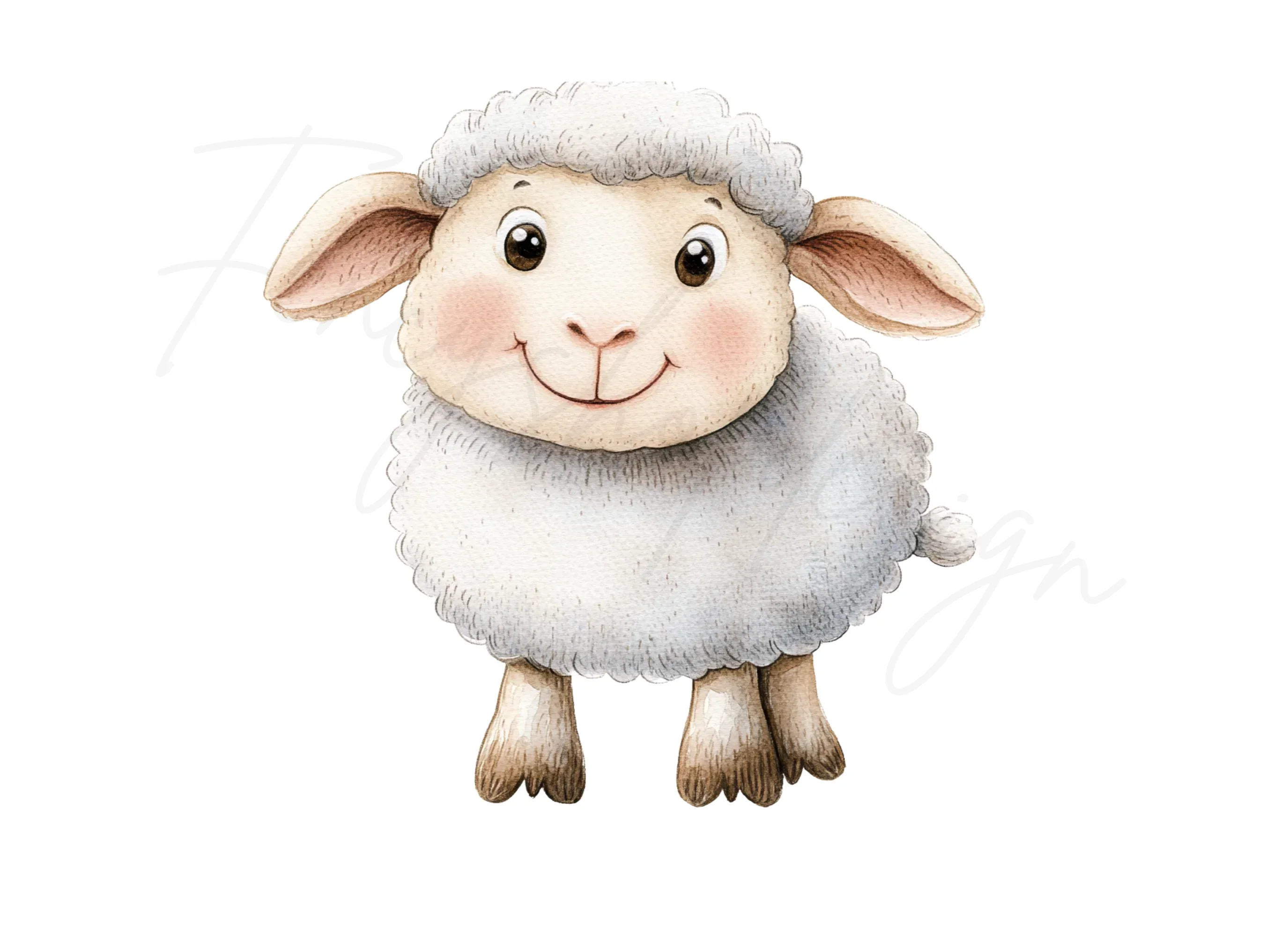 Cute Sheep Clipart Bundle - Image 3