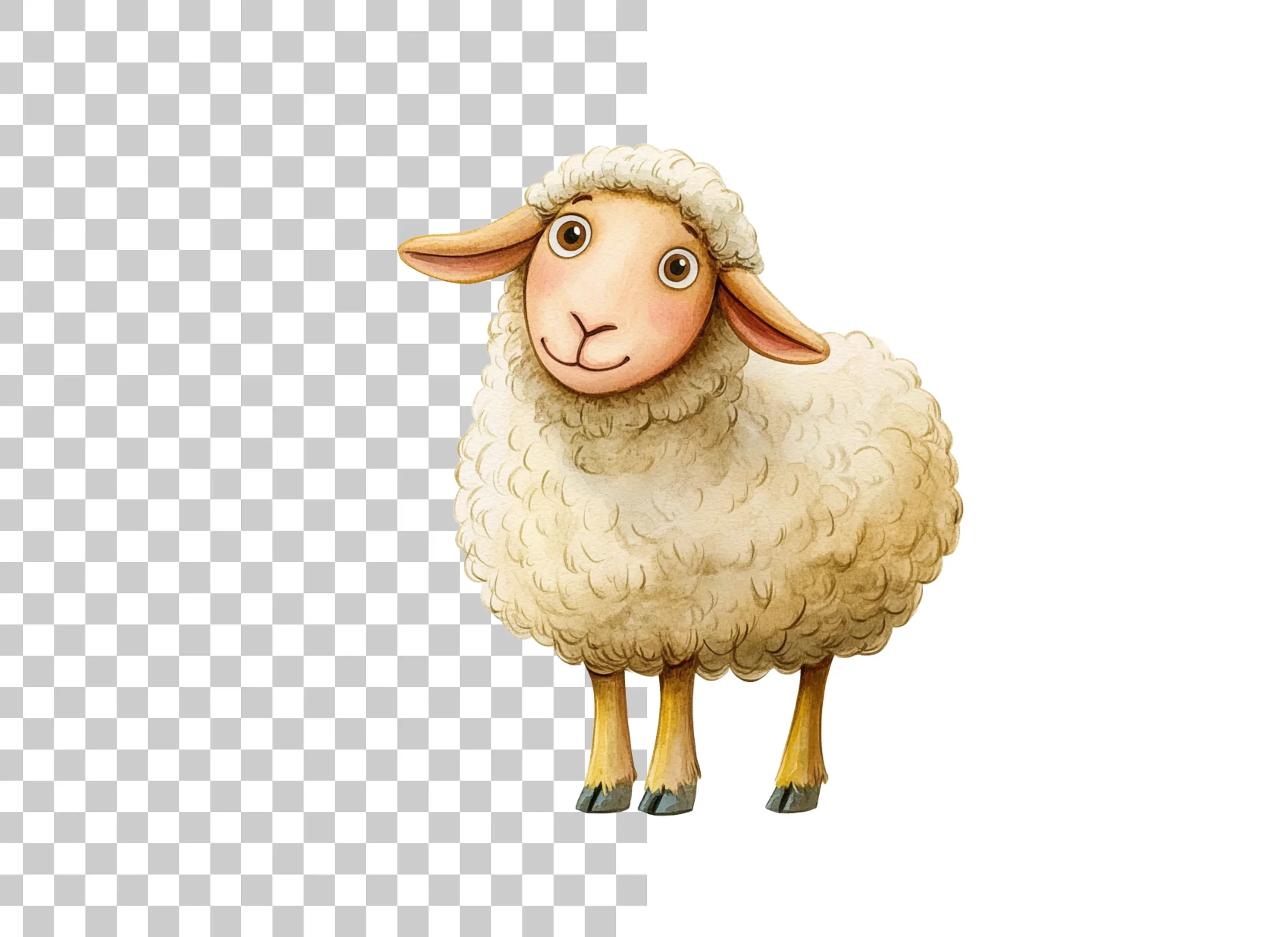 Cute Sheep Clipart Bundle - Image 2