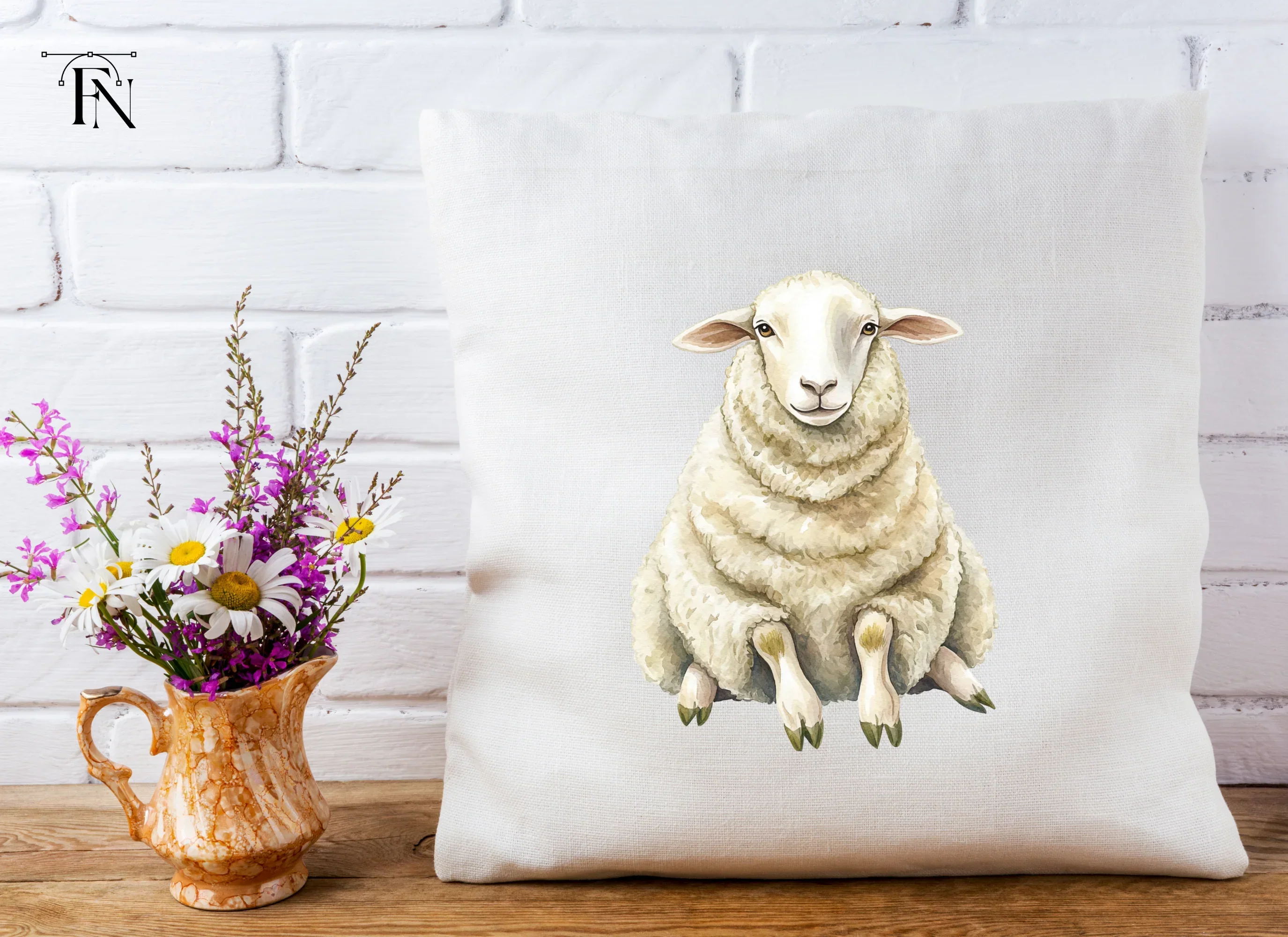 Cute Sheep Clipart Bundle - Image 4