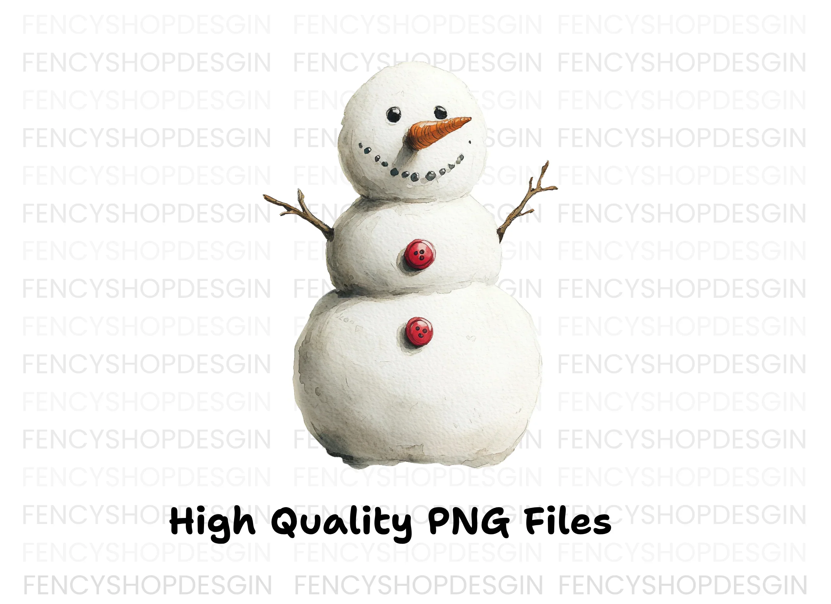 Cute Snowman Clipart Bundle - Image 3