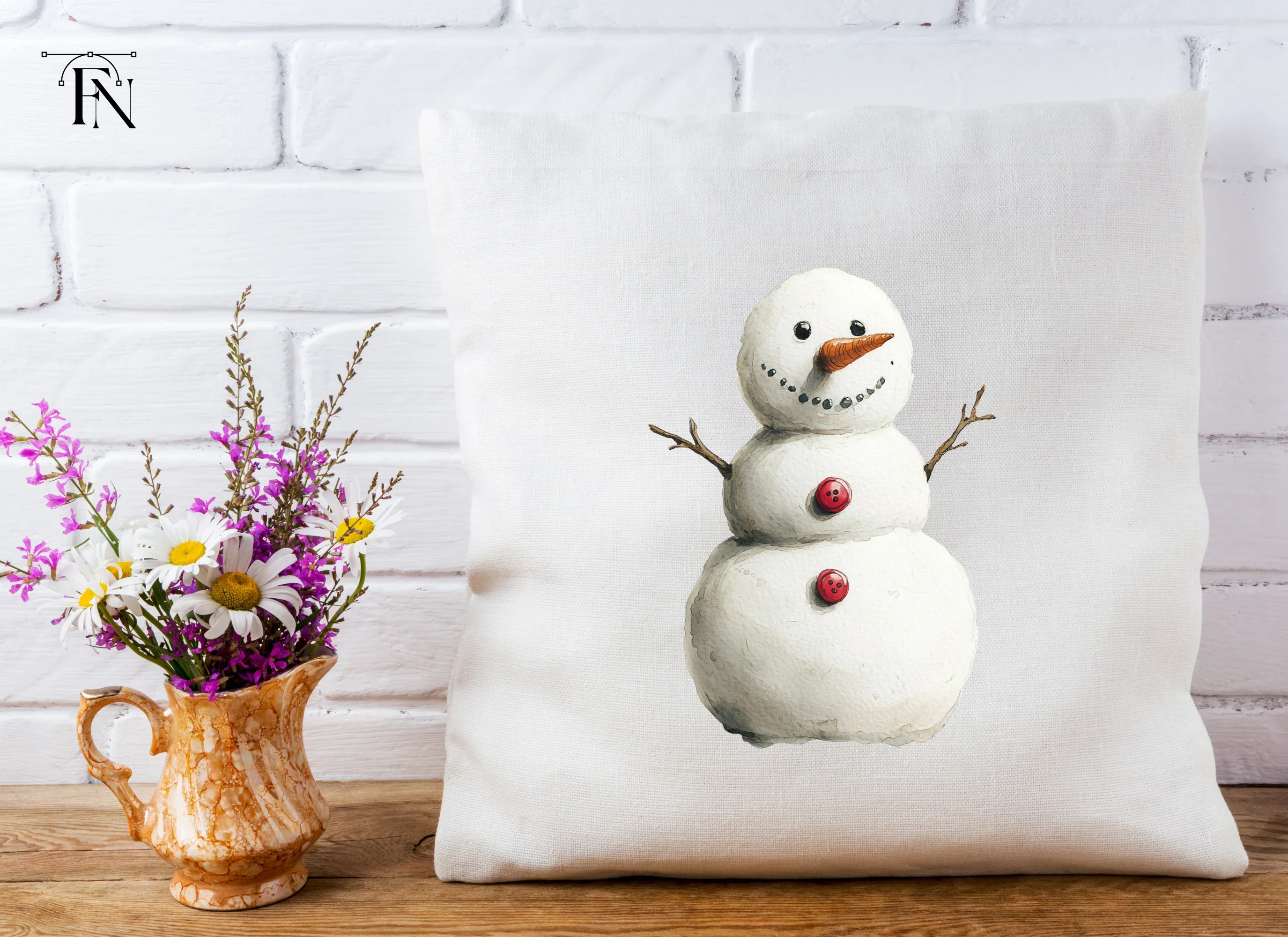 Cute Snowman Clipart Bundle - Image 5