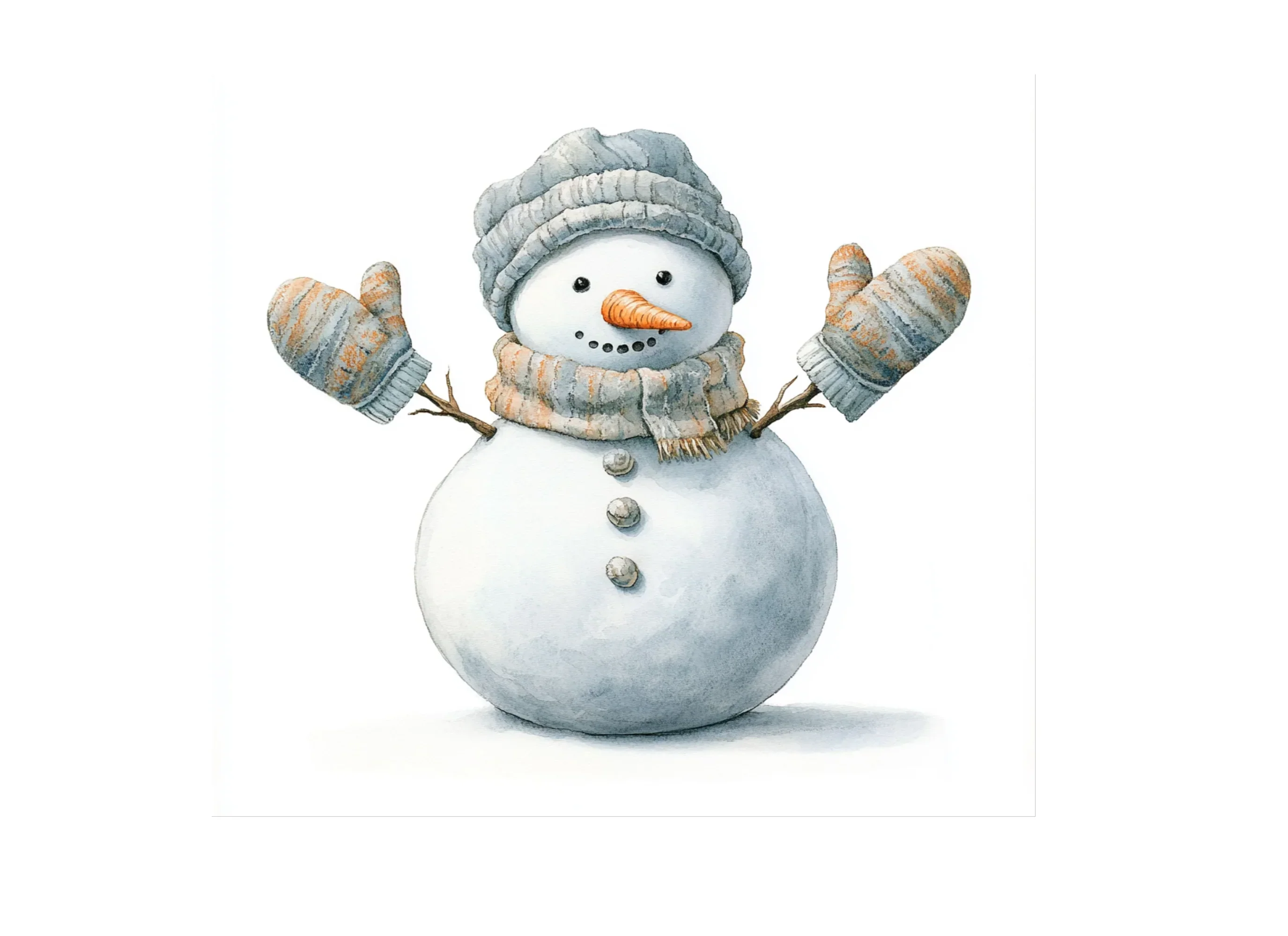 Cute Snowman Clipart Bundle - Image 3