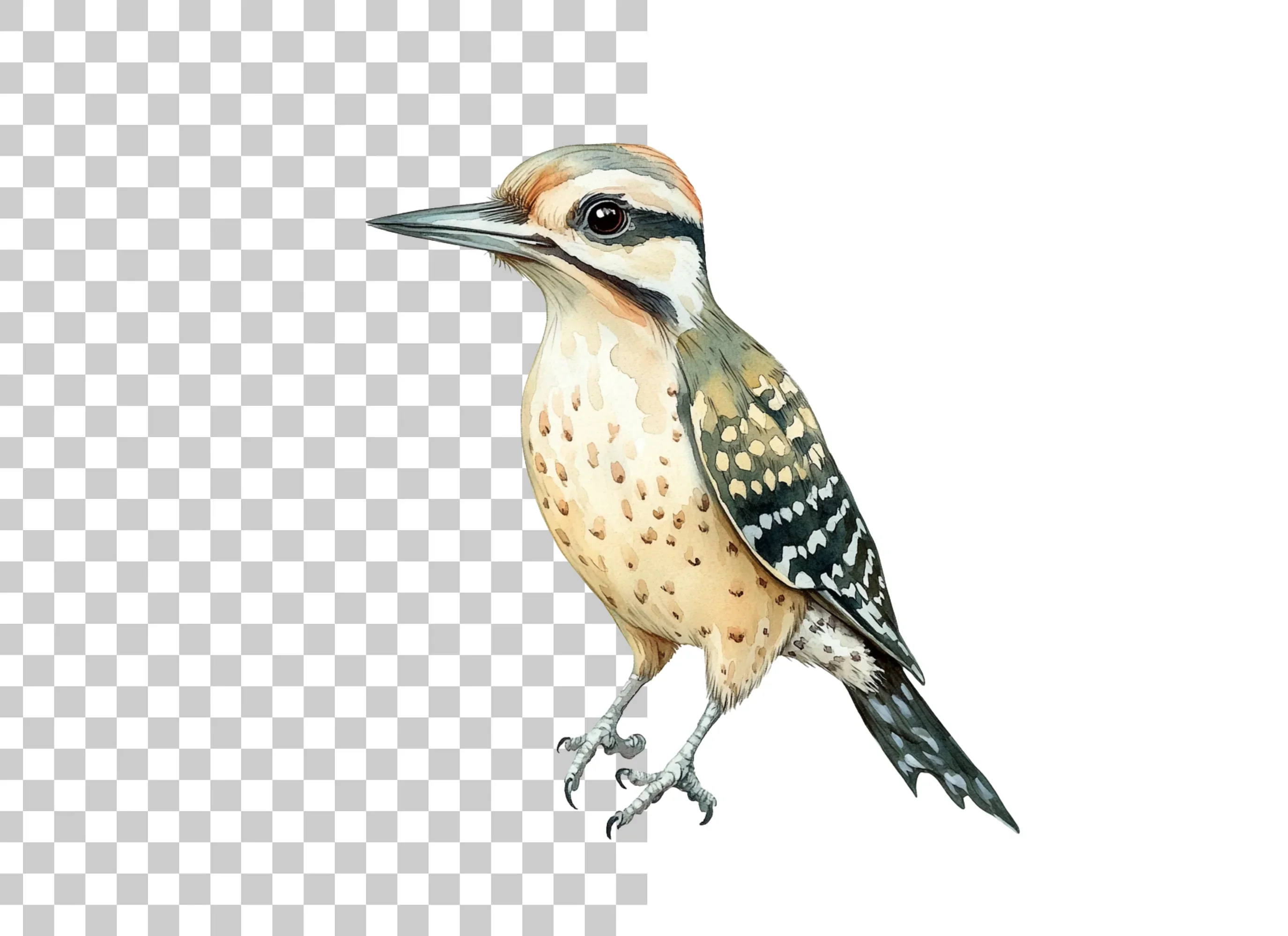 Cute Spotted Woodpecker Clipart Bundle - Image 2