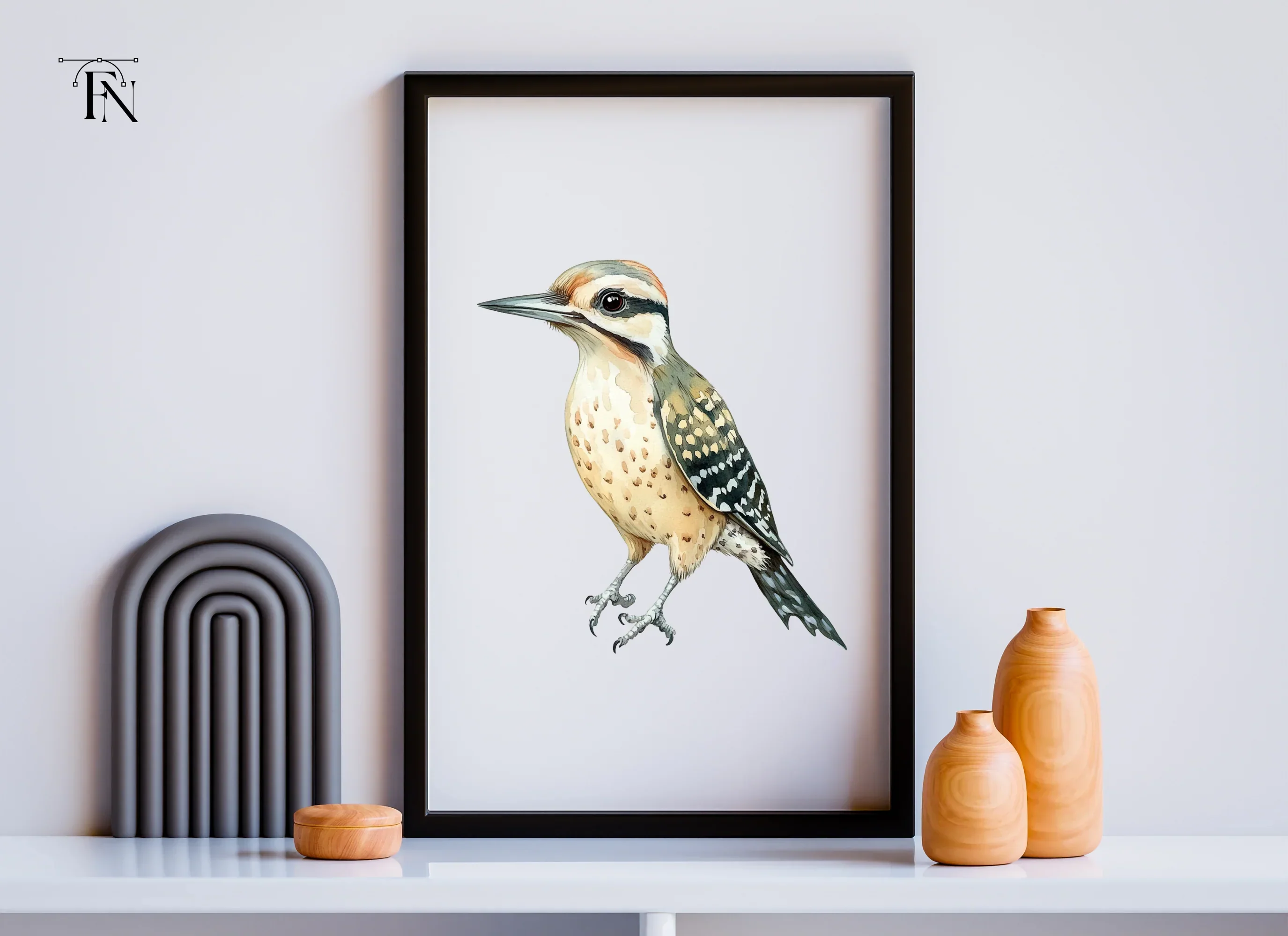Cute Spotted Woodpecker Clipart Bundle - Image 6