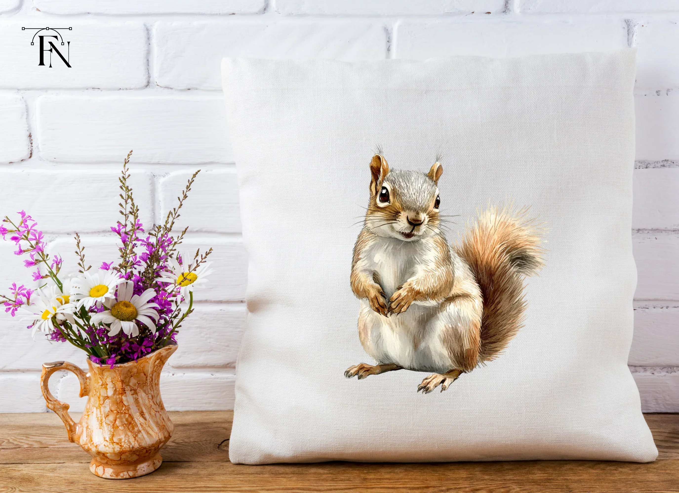 Cute Squirrel Animal Clipart Bundle - Image 3