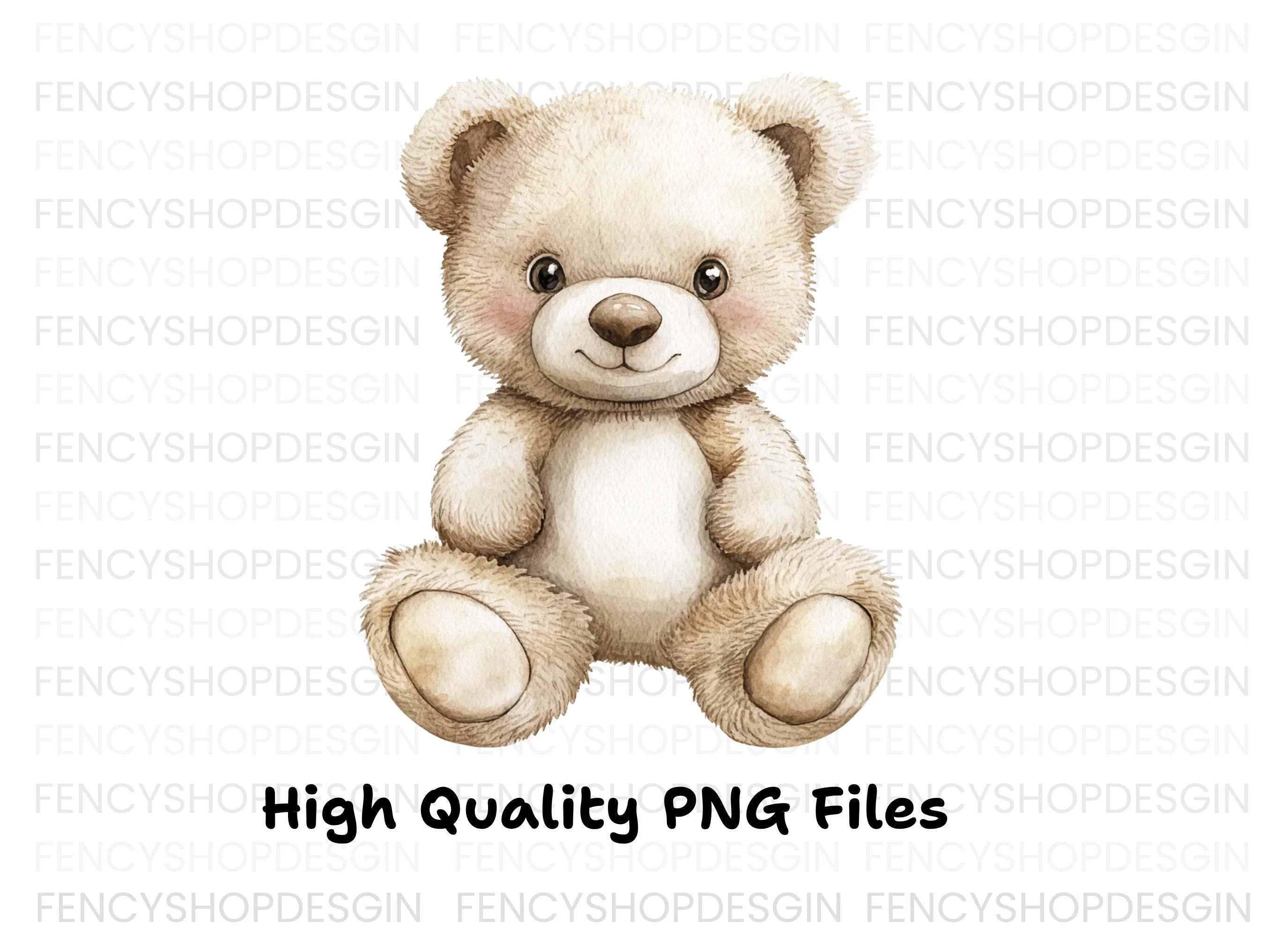 Cute Teddy Bear Clipart Bundle - Image 3